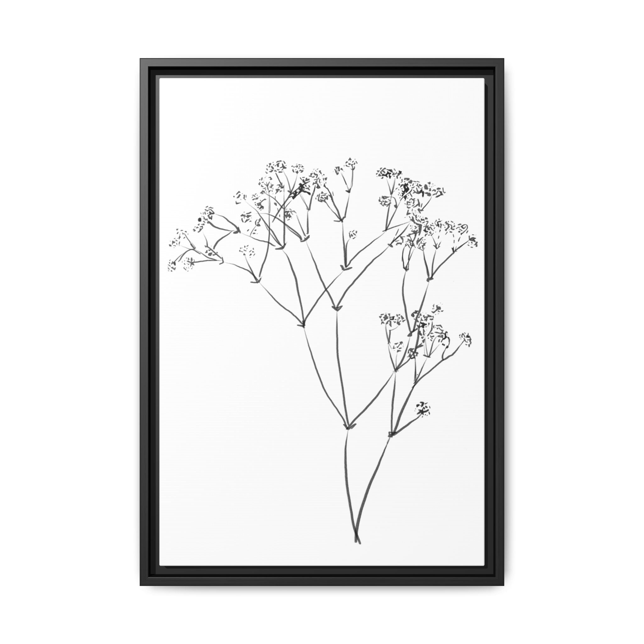 Whispering Meadow Sketch - Framed