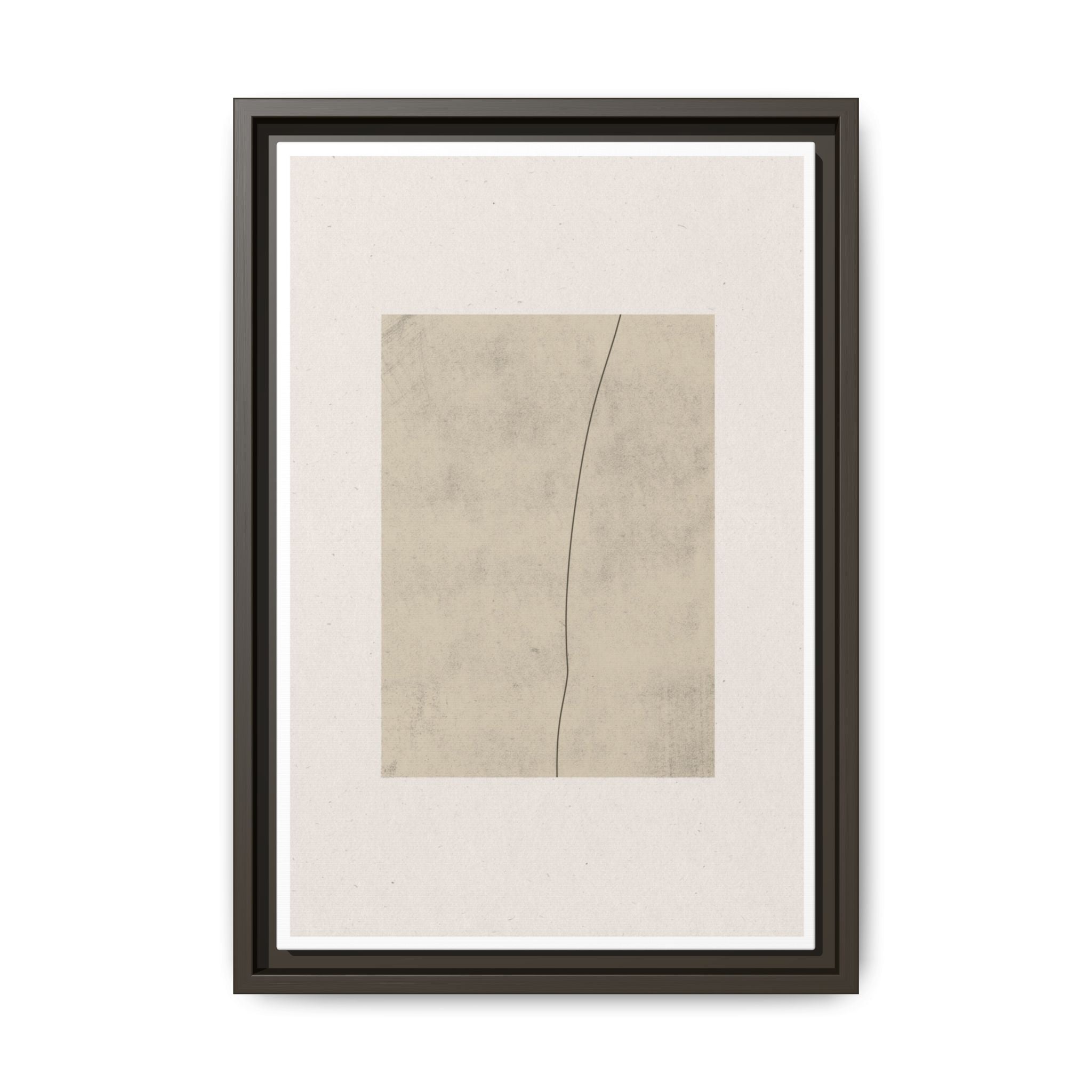 Quiet Contour Passage - Framed