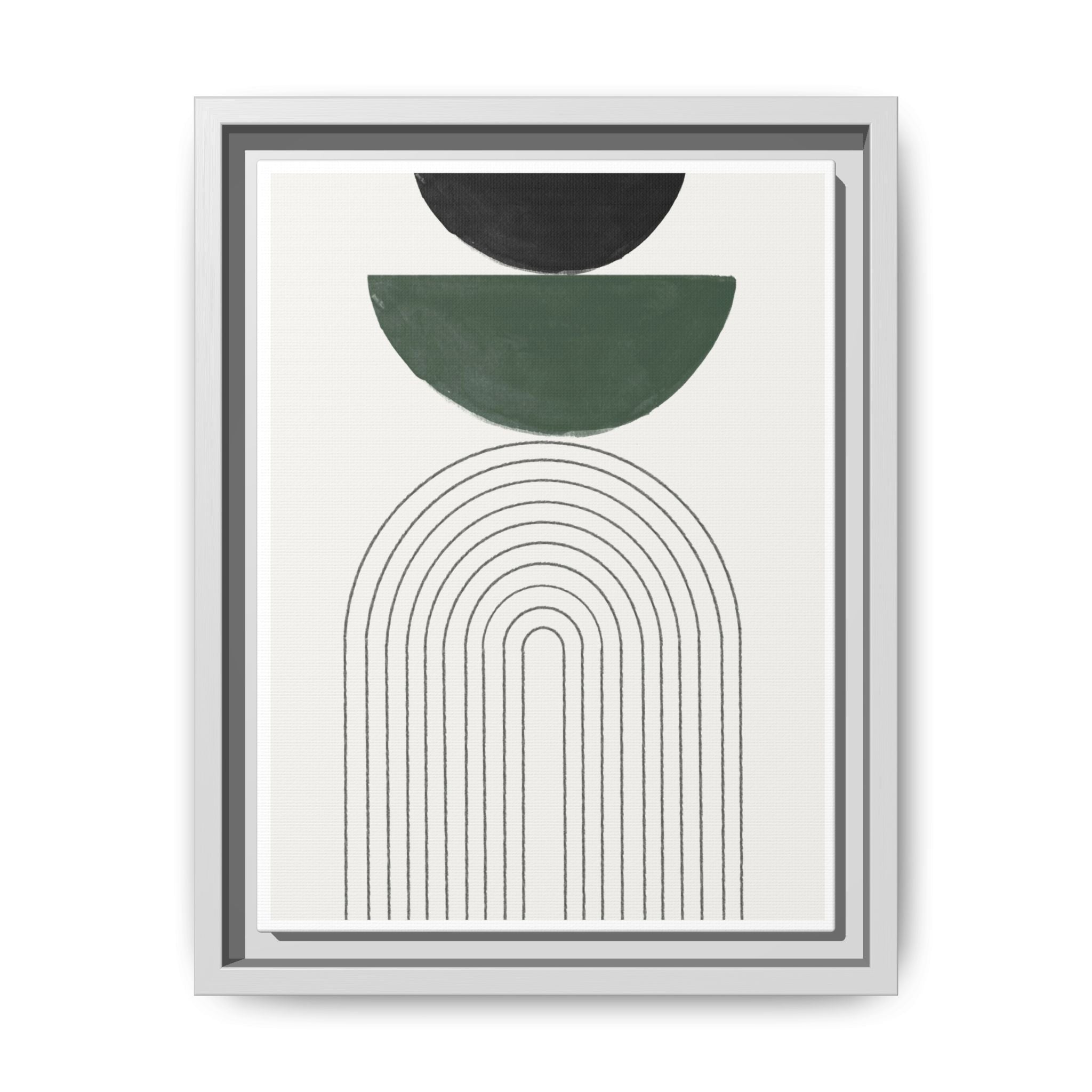 Emerald Arc Horizon - Framed