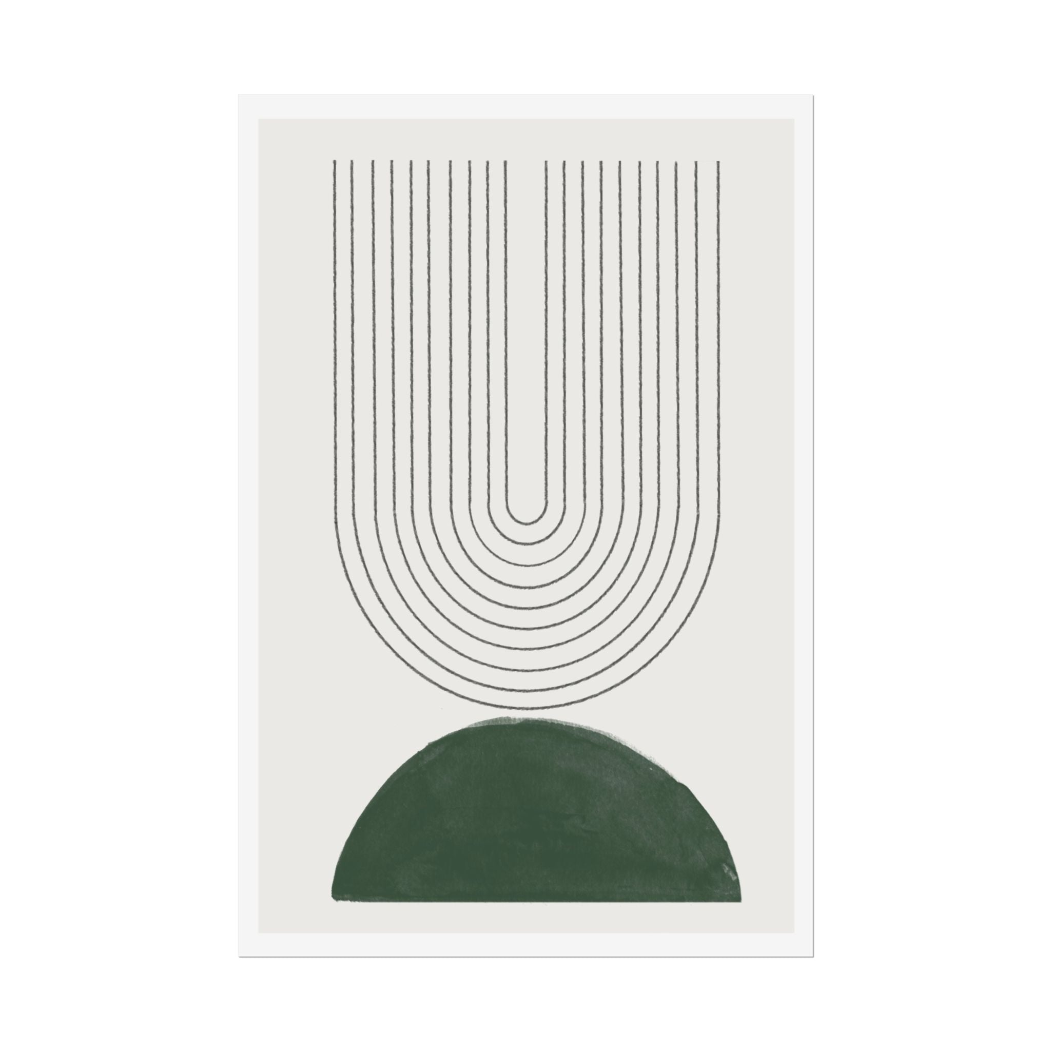 Emerald Echo Pathways - Poster
