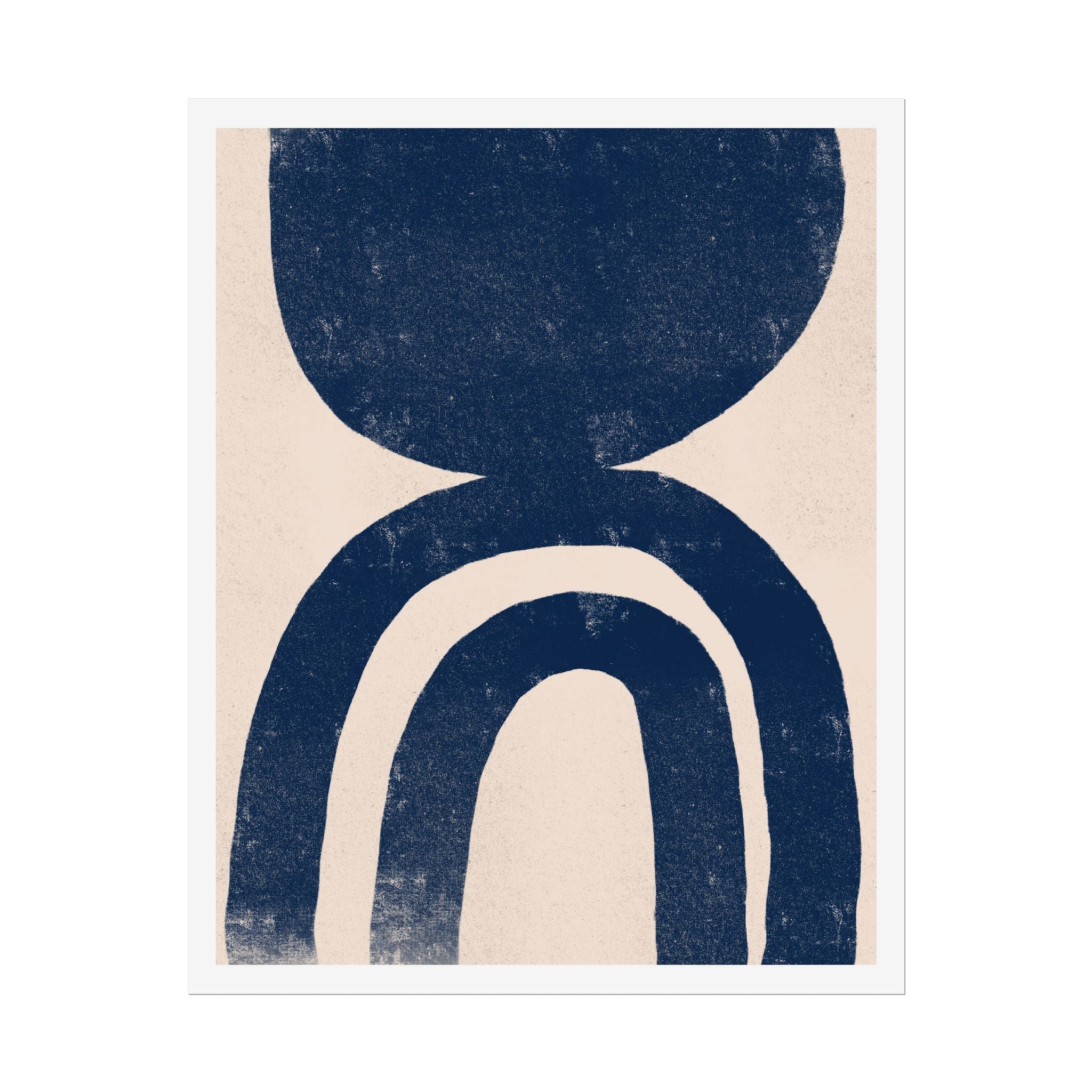 Indigo Arch Stillness - Poster