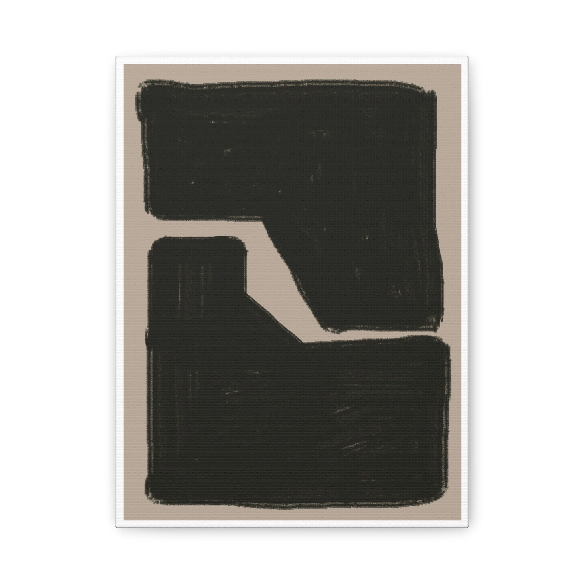 Midnight Geometry Passage - Canvas