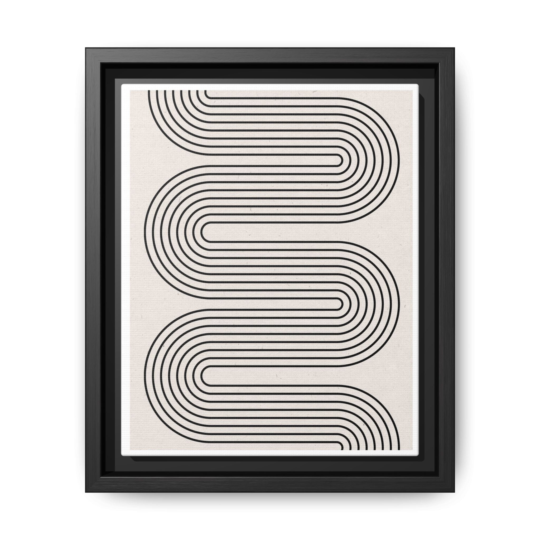 Monoline Rhythm Cascade - Framed