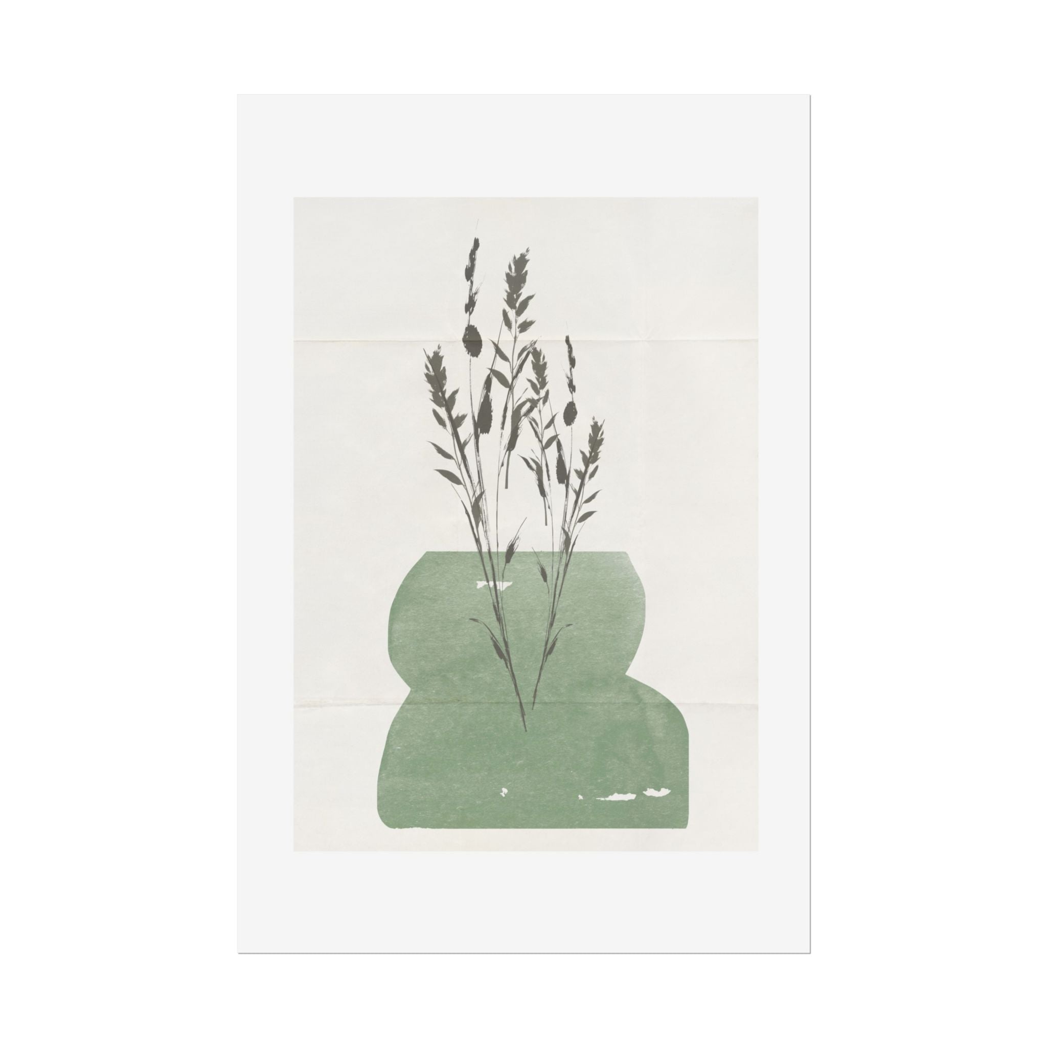 Sage Meadow Silhouette - Poster