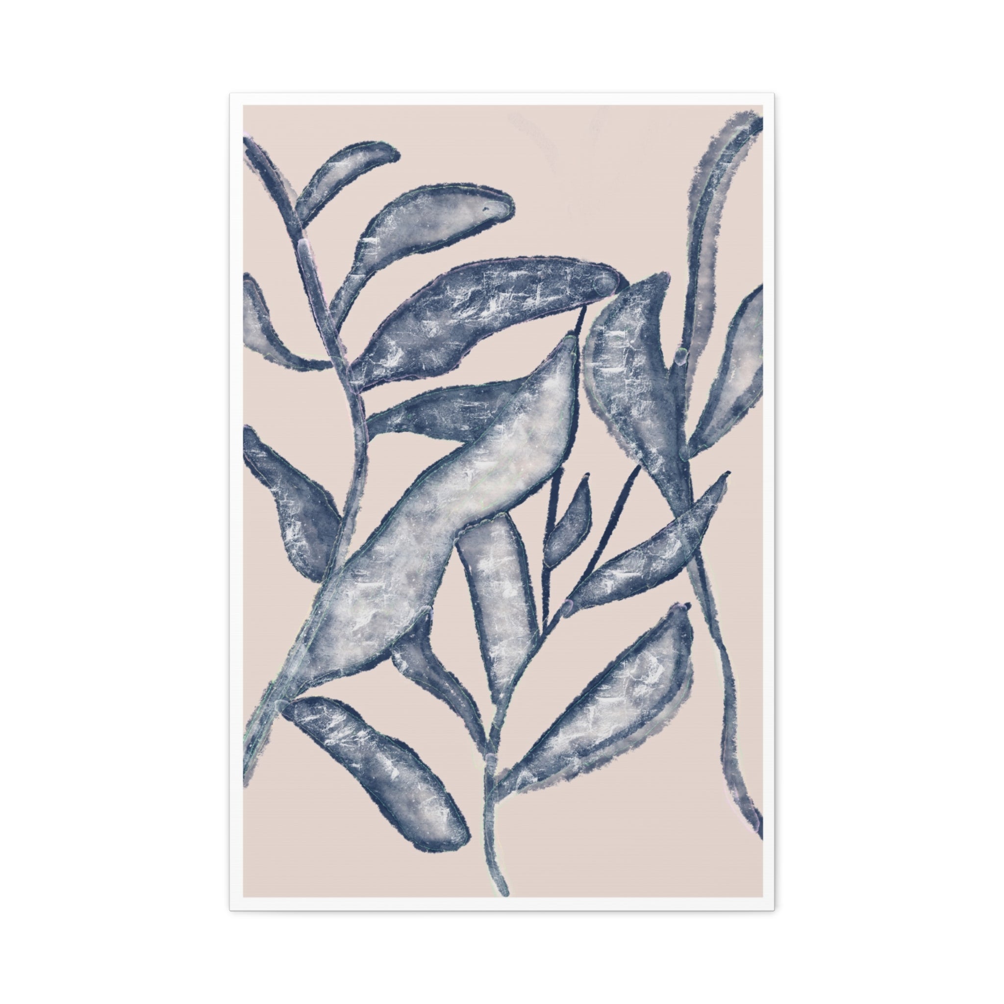 Moonlit Botanical Veil - Canvas