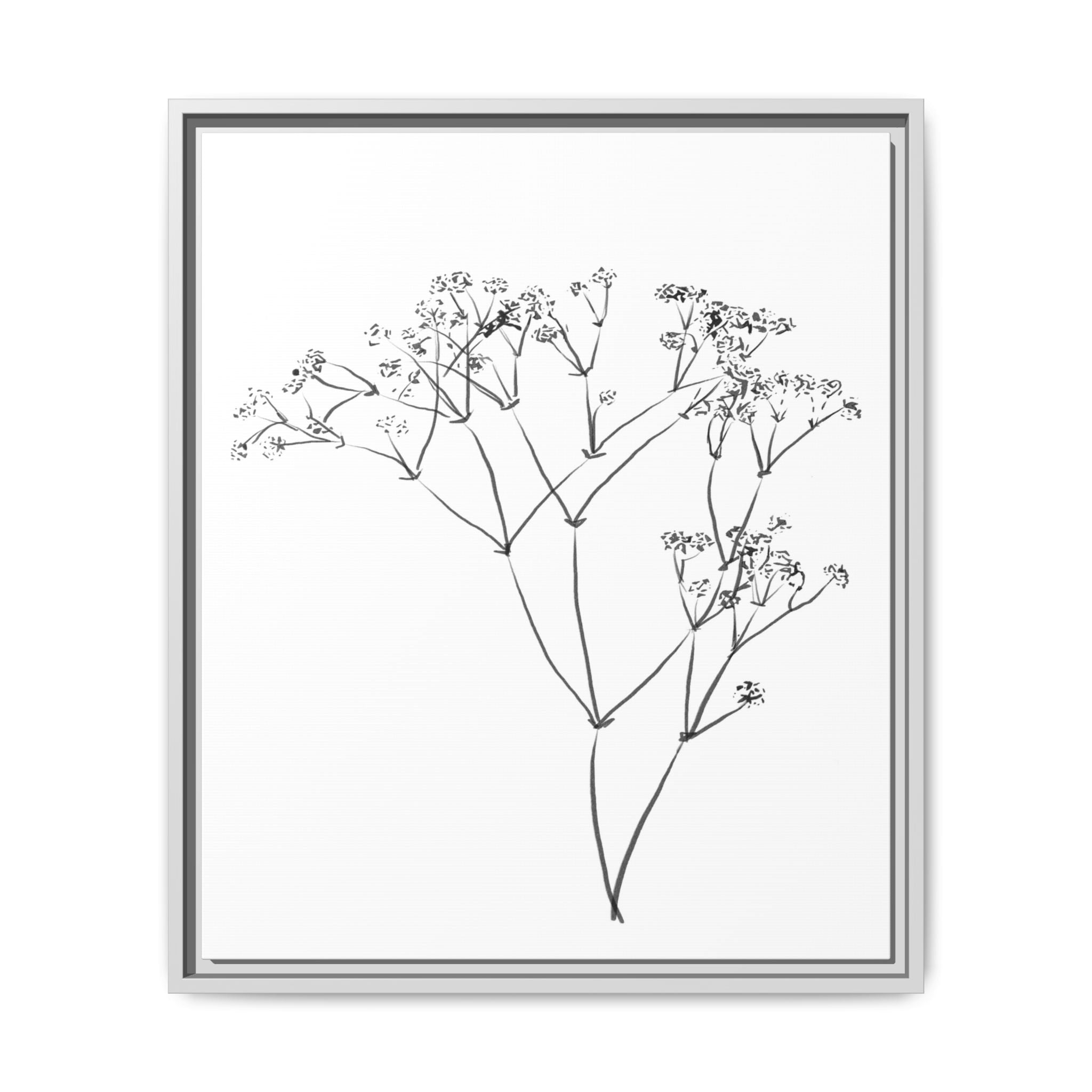 Whispering Meadow Sketch - Framed