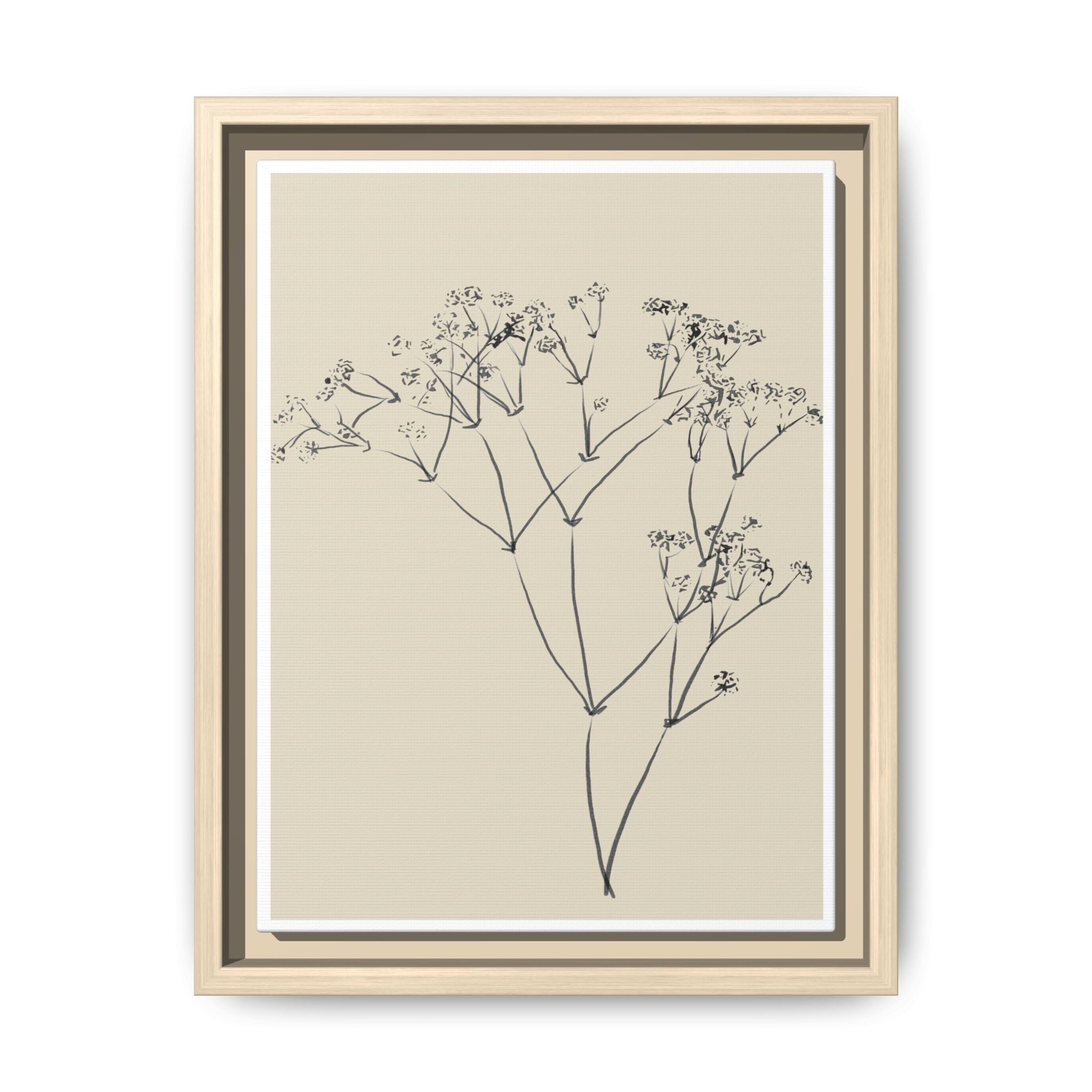 Soft Meadow Stillness - Framed