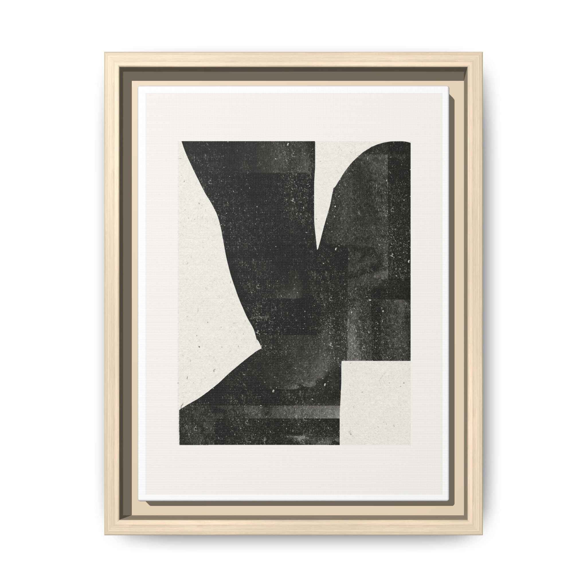 Noir Balance Echoes - Framed