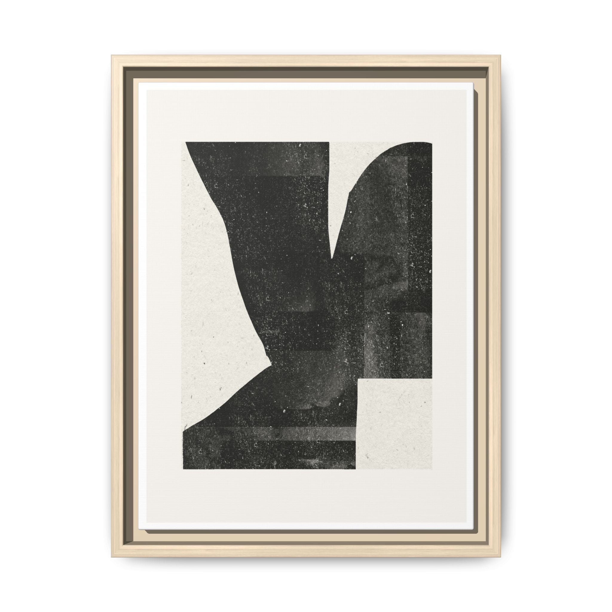 Noir Balance Echoes - Framed
