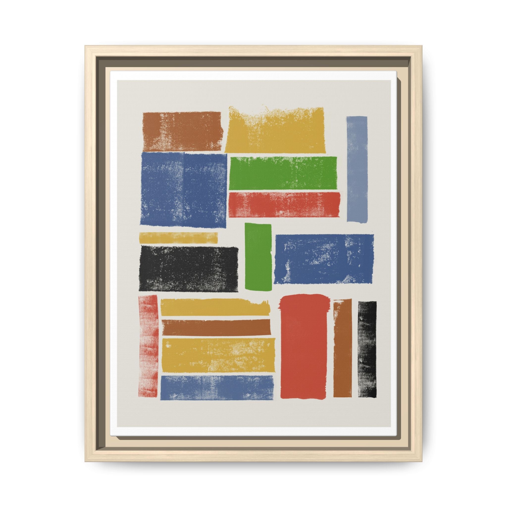 Playful Color Rhythm - Framed