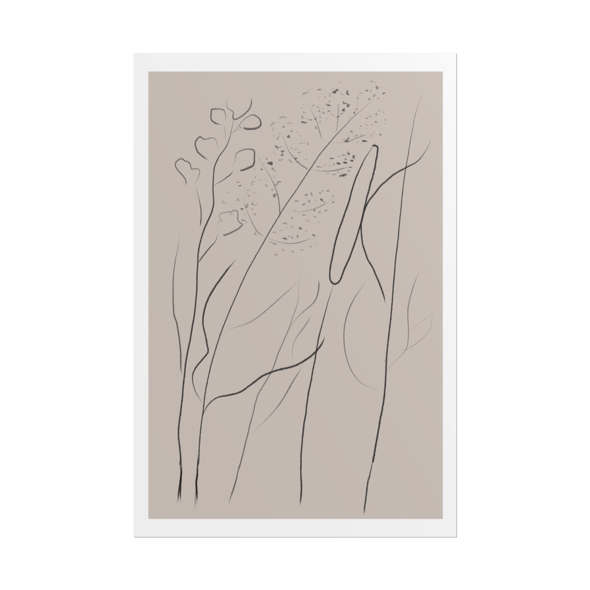 Quiet Woodland Traces - Poster