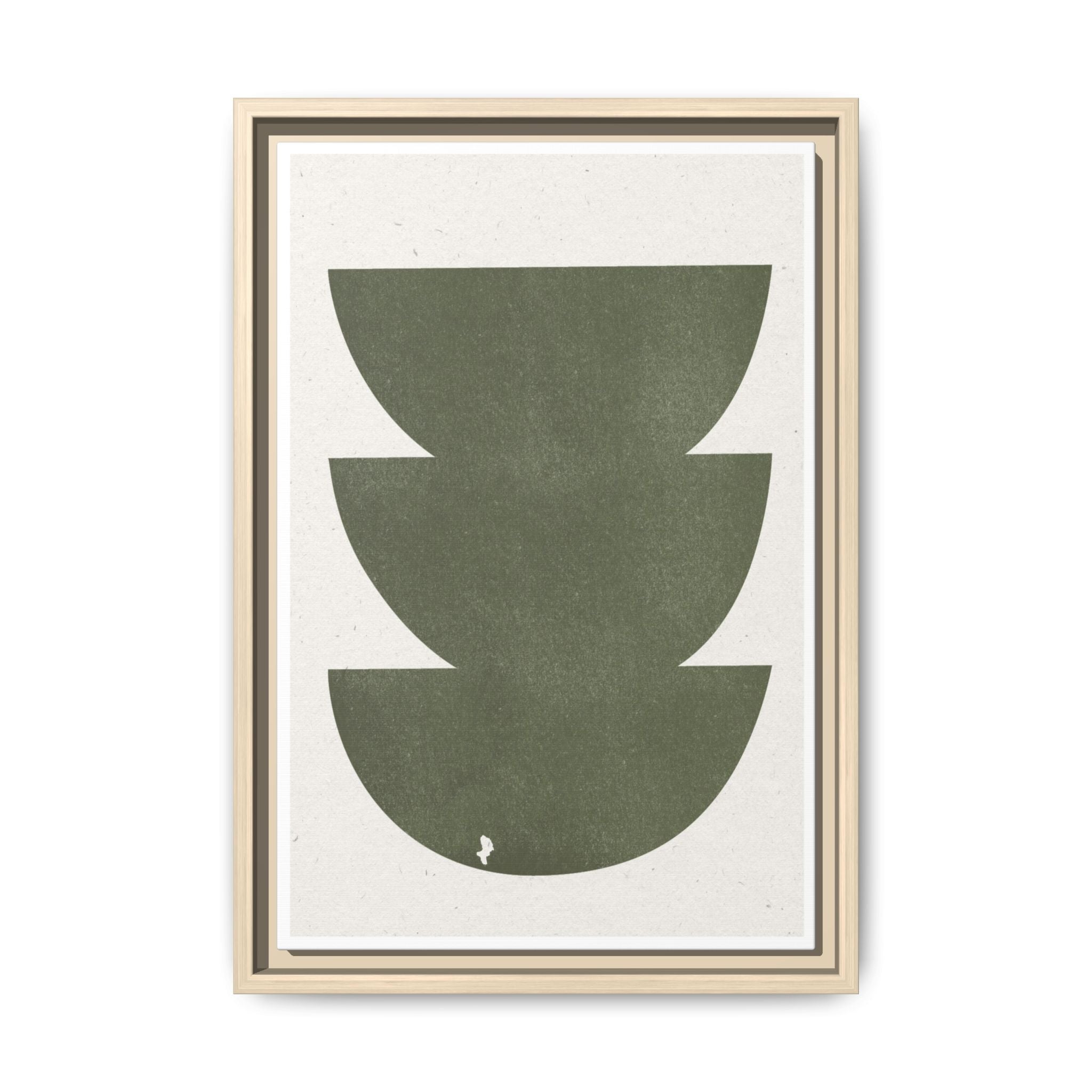 Olive Balance Forms - Framed