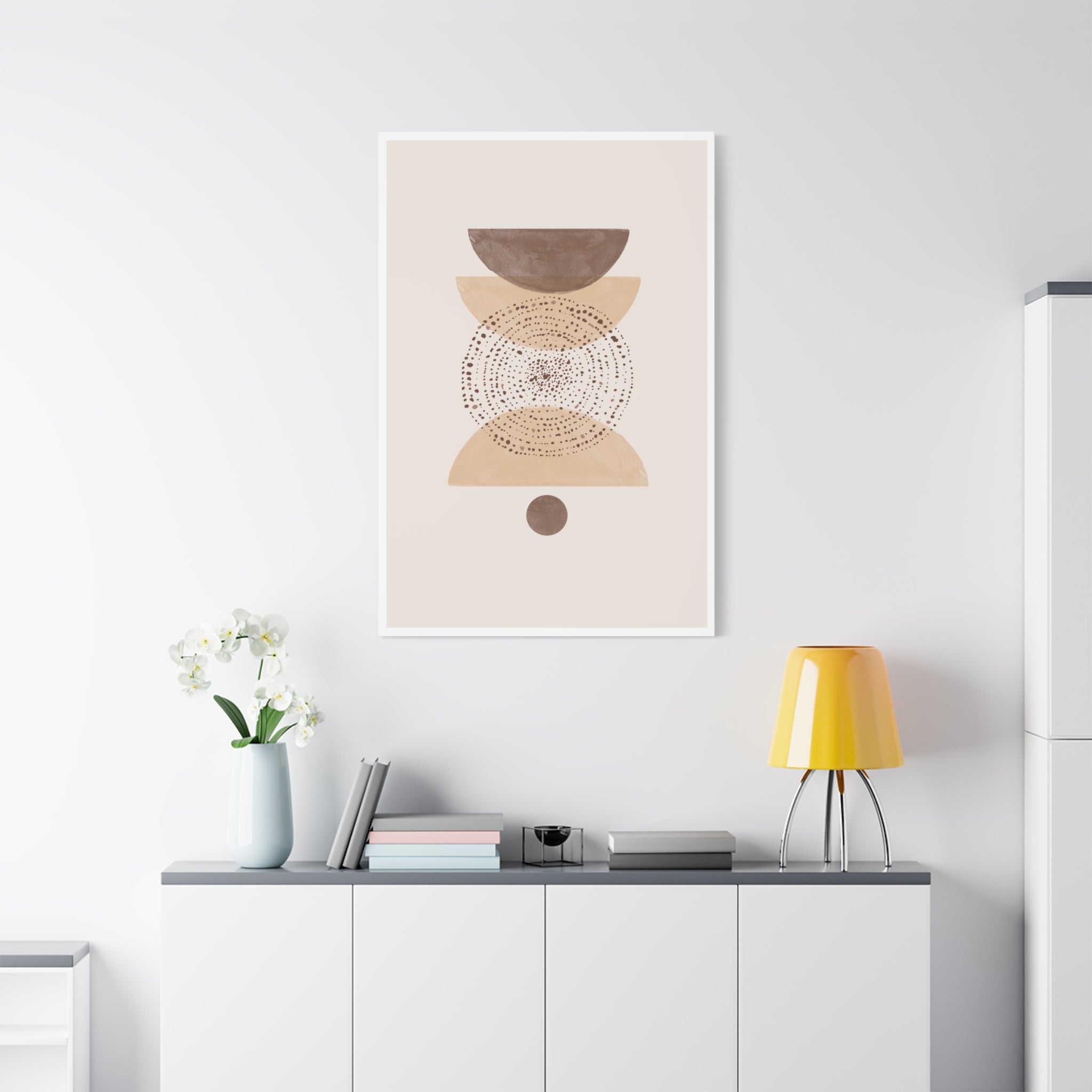 Terracotta Orbit Balance - Canvas