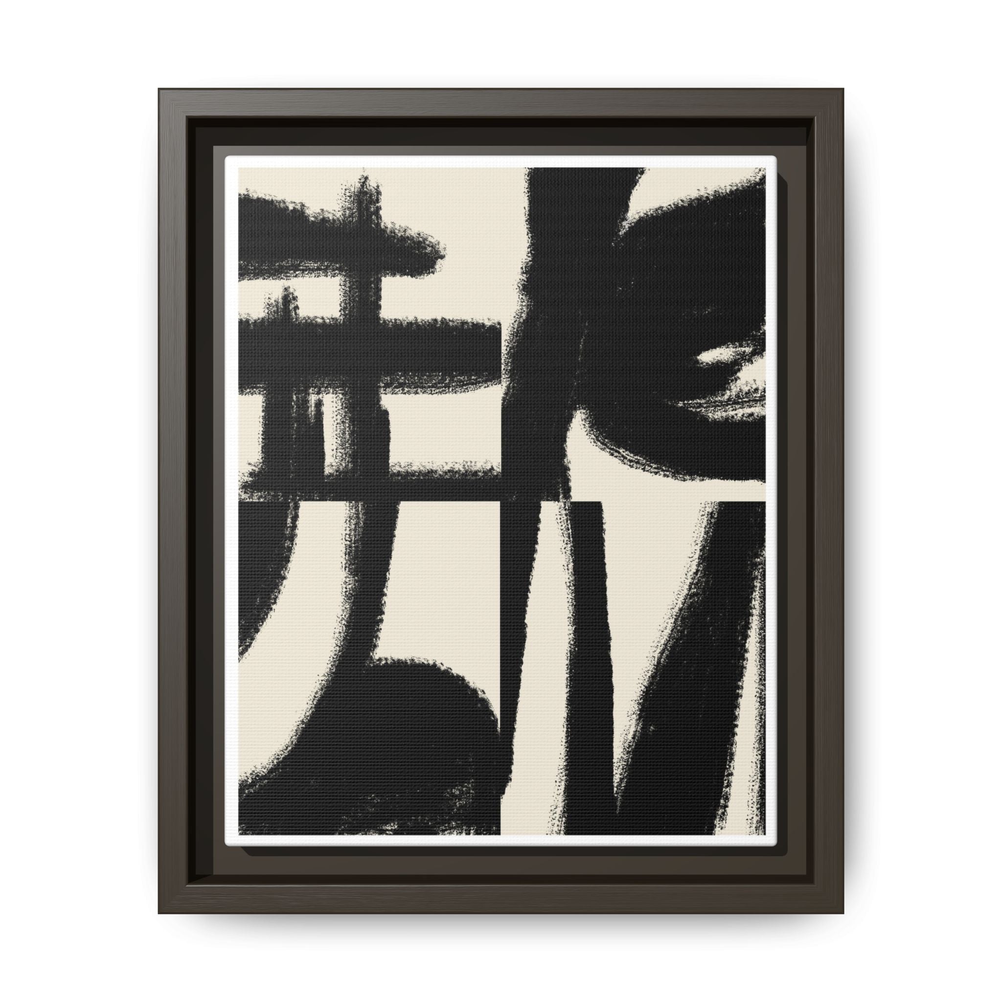 Midnight Gesture Fragments - Framed