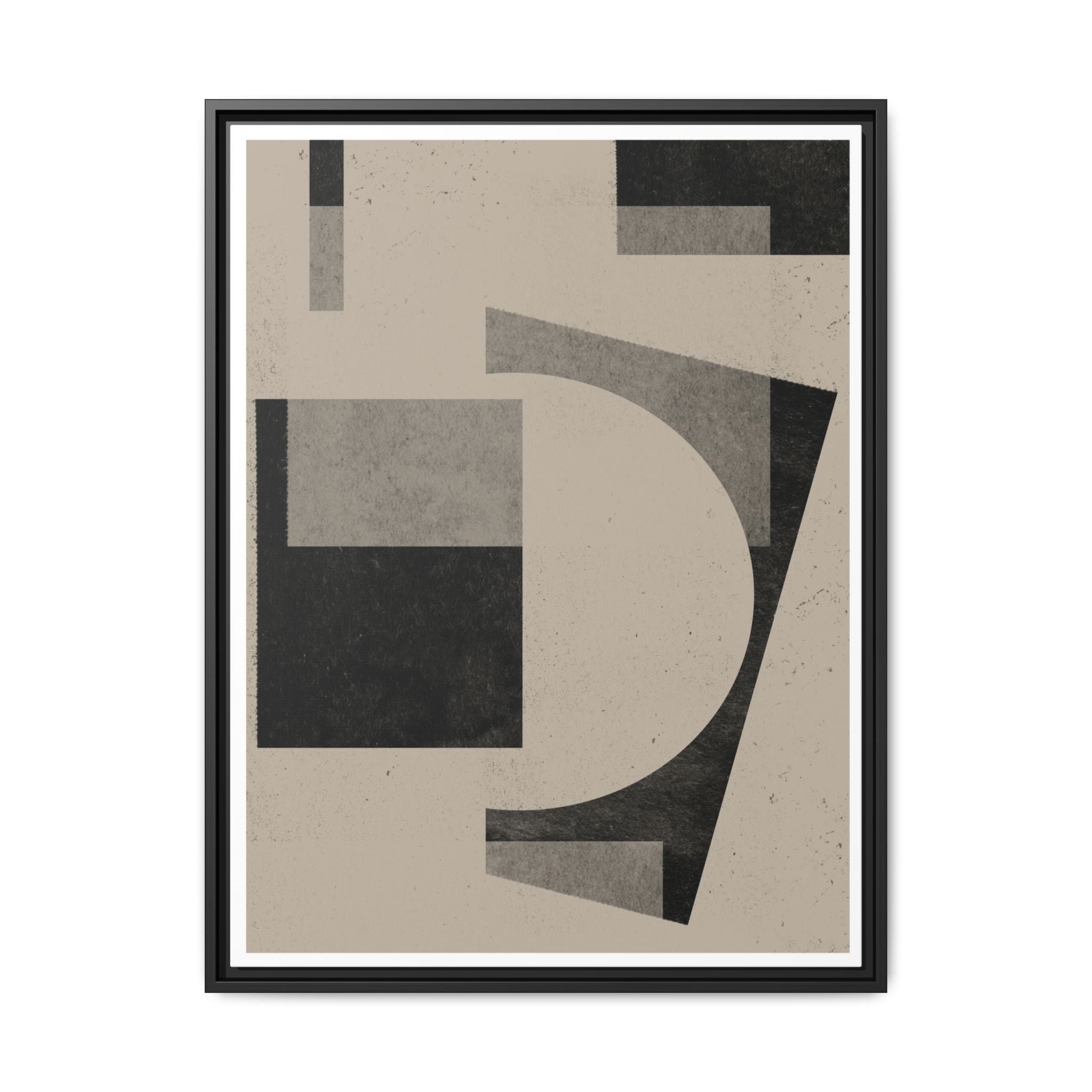 Obsidian Balance Study - Framed