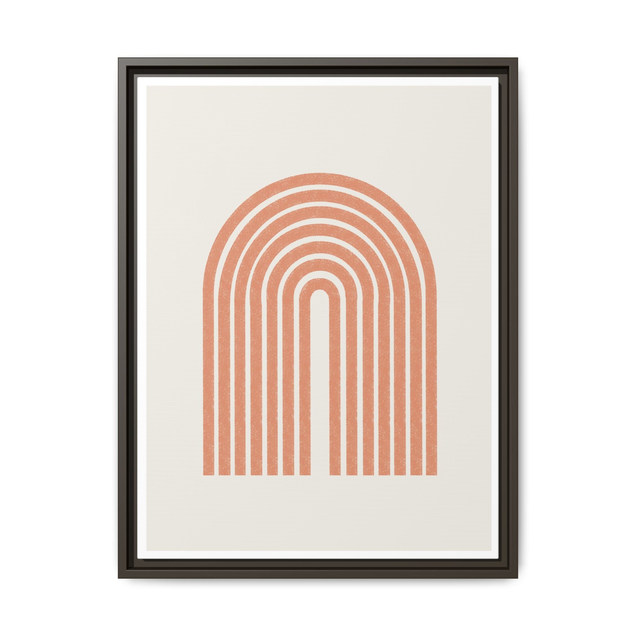 Terracotta Arc Whisper - Framed