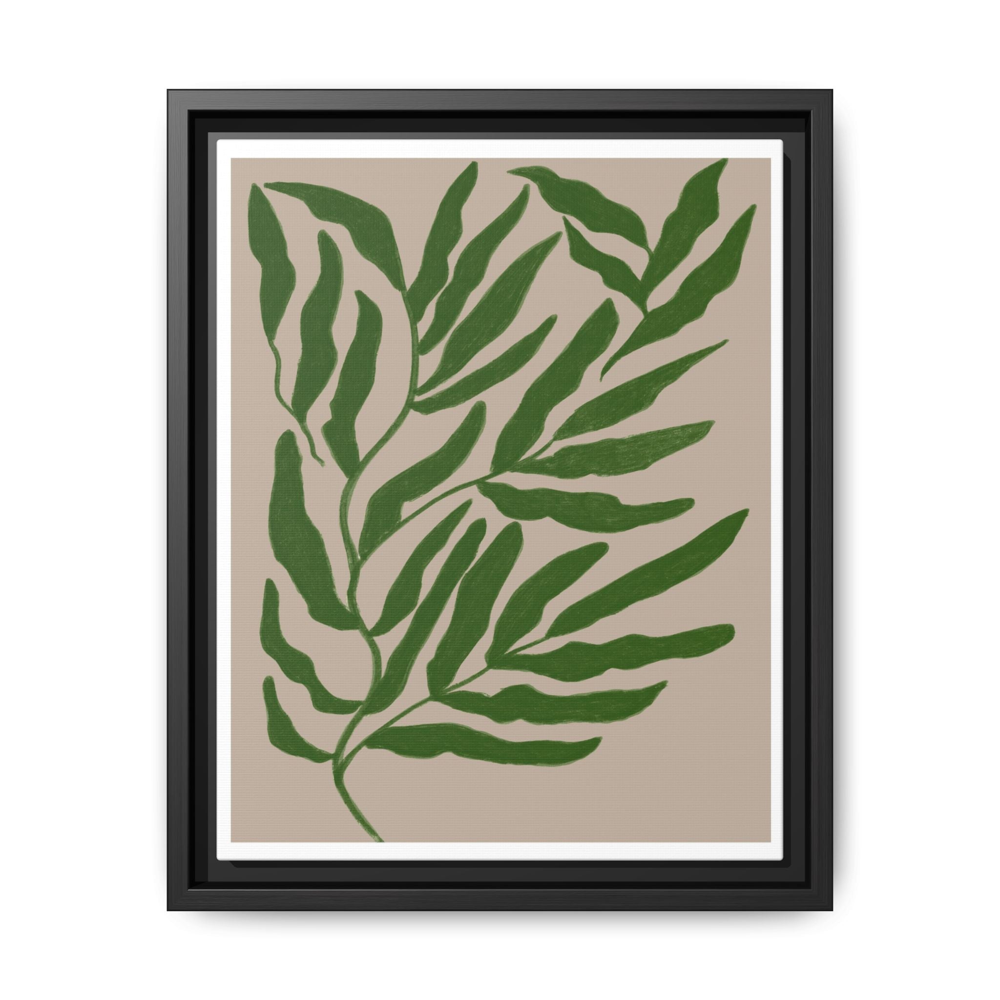 Emerald Canopy Drift - Framed