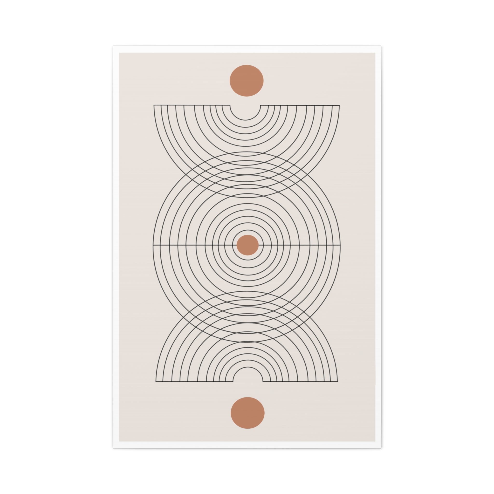 Celestial Echo Symmetry - Canvas