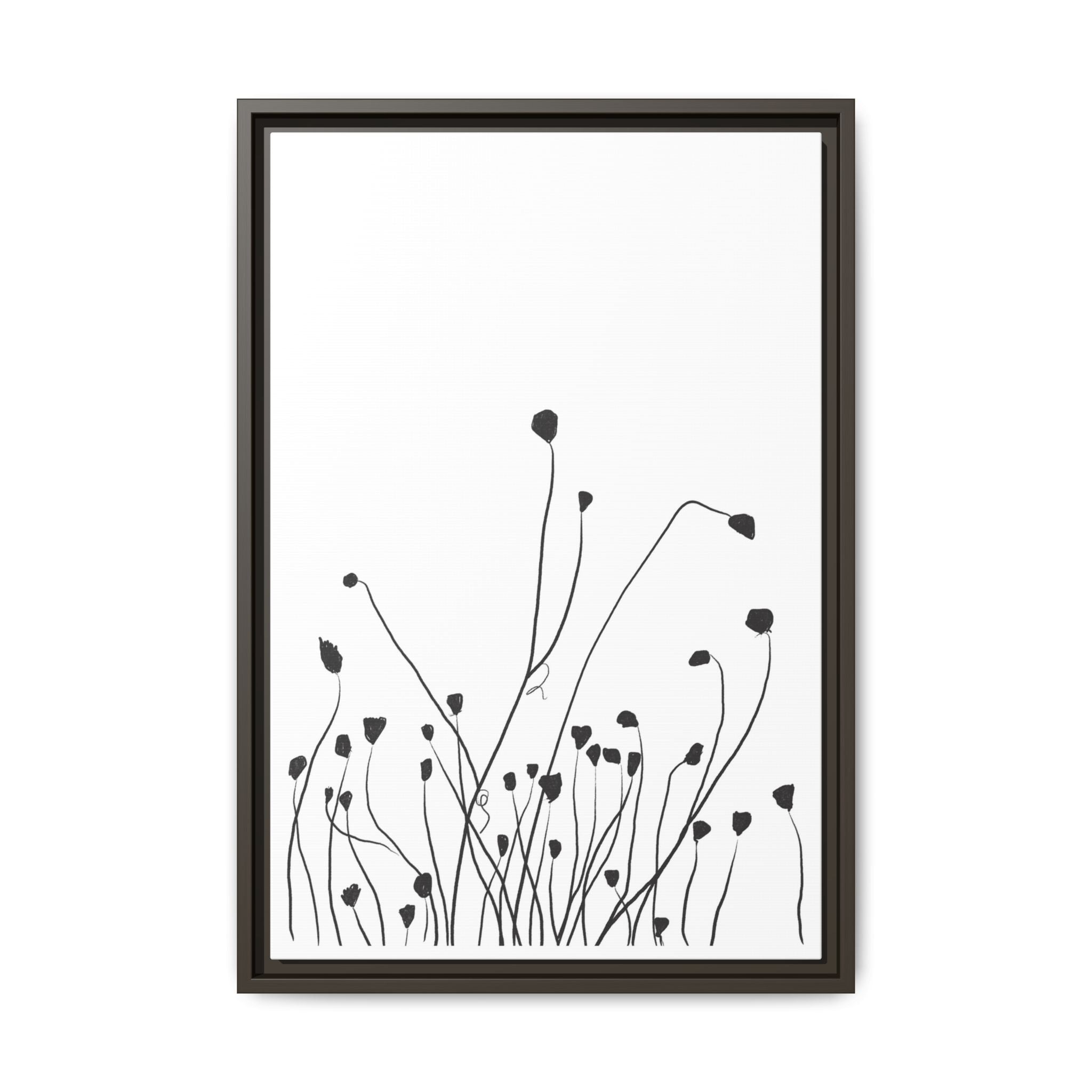 Silent Bloom Horizon - Framed