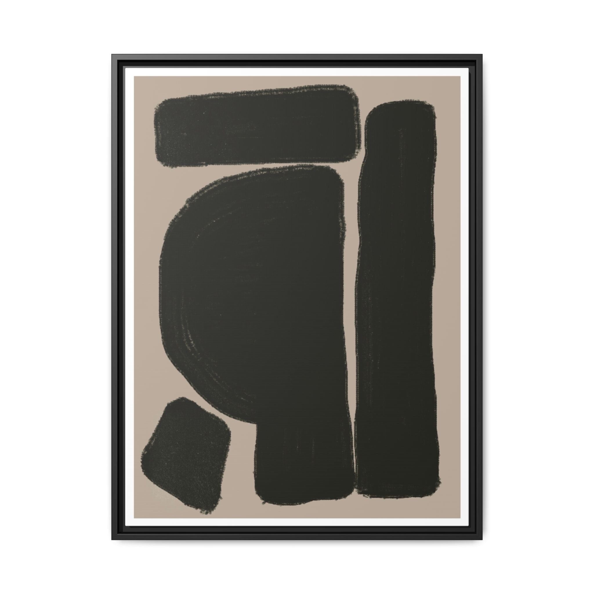 Velvet Obsidian Forms - Framed