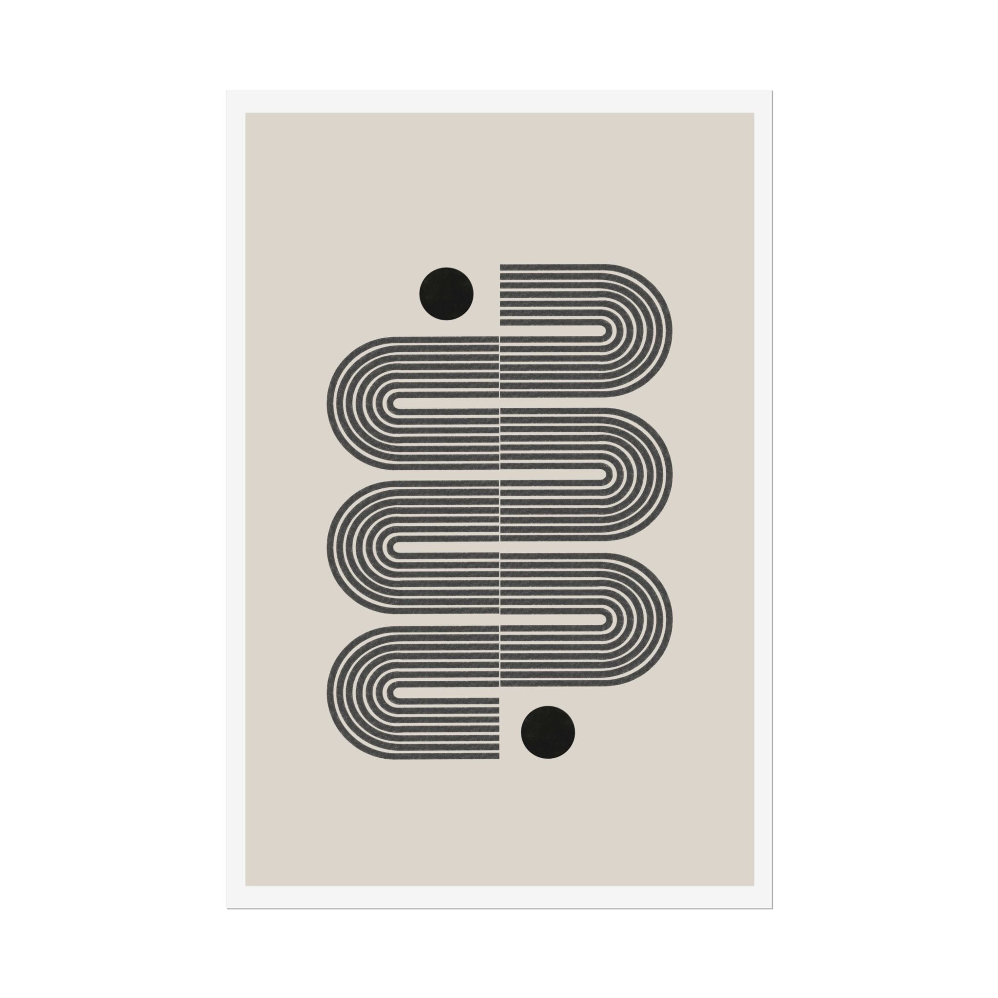 Midnight Circuit Flow - Poster
