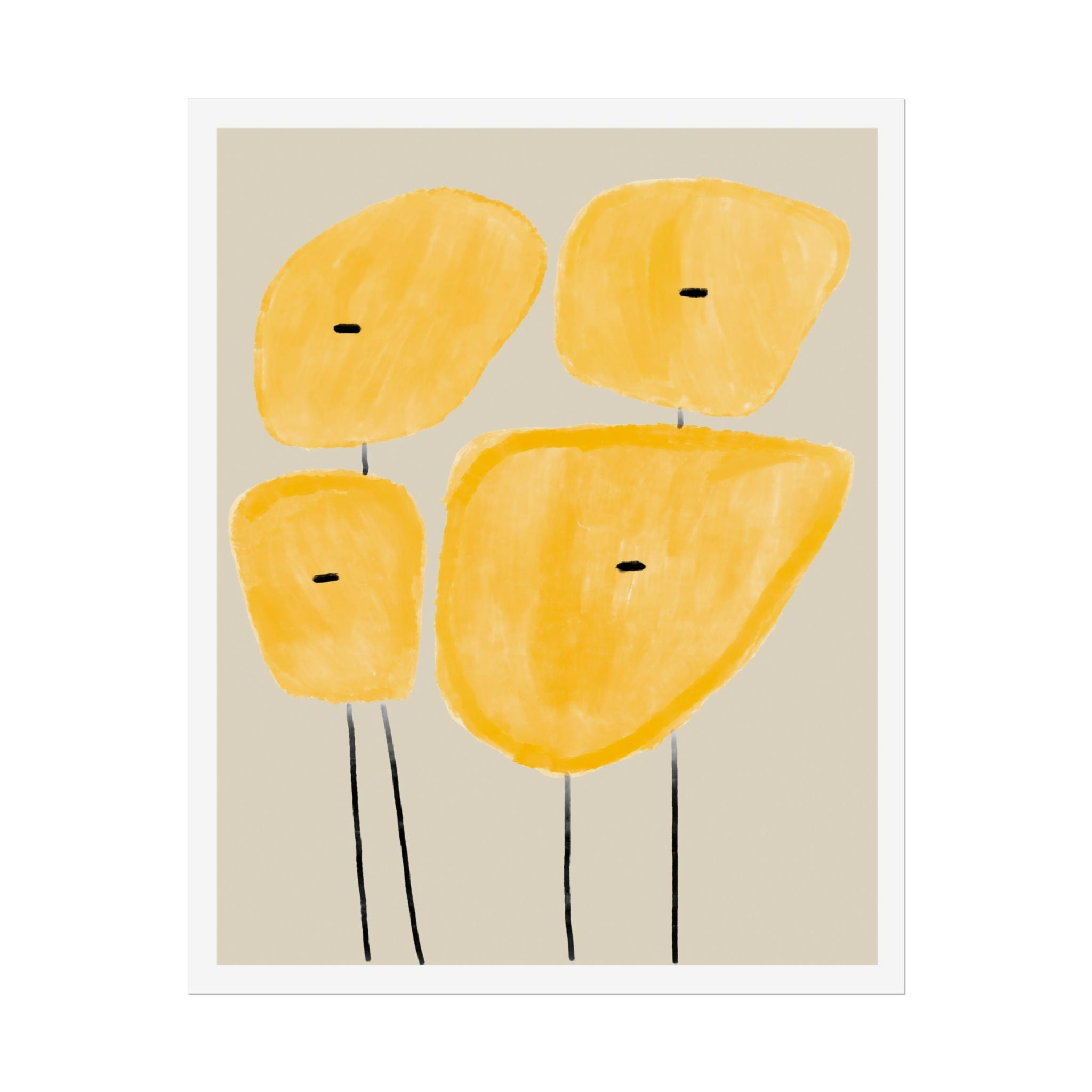 Golden Meadow Figures - Poster