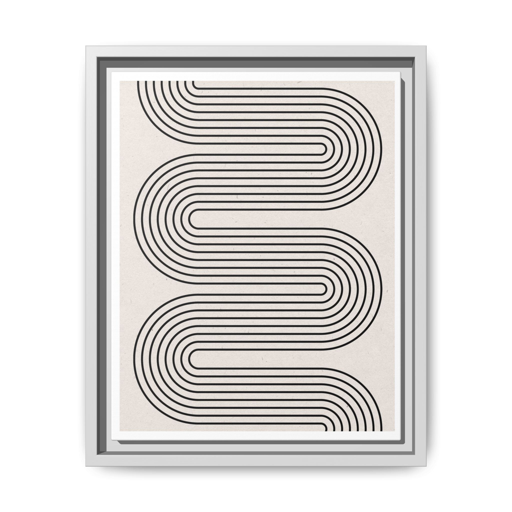 Monoline Rhythm Cascade - Framed