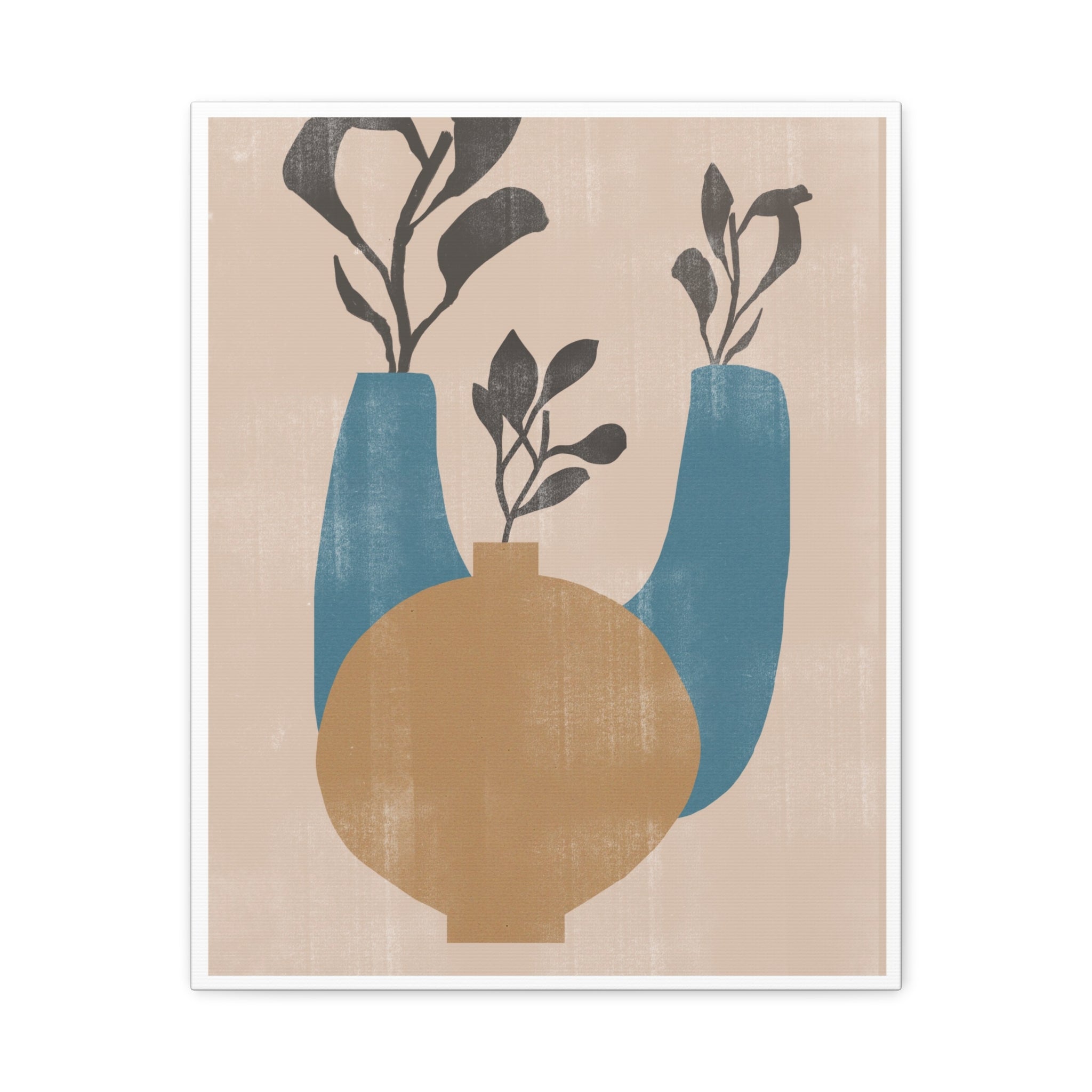 Azure Vessel Harmony - Canvas