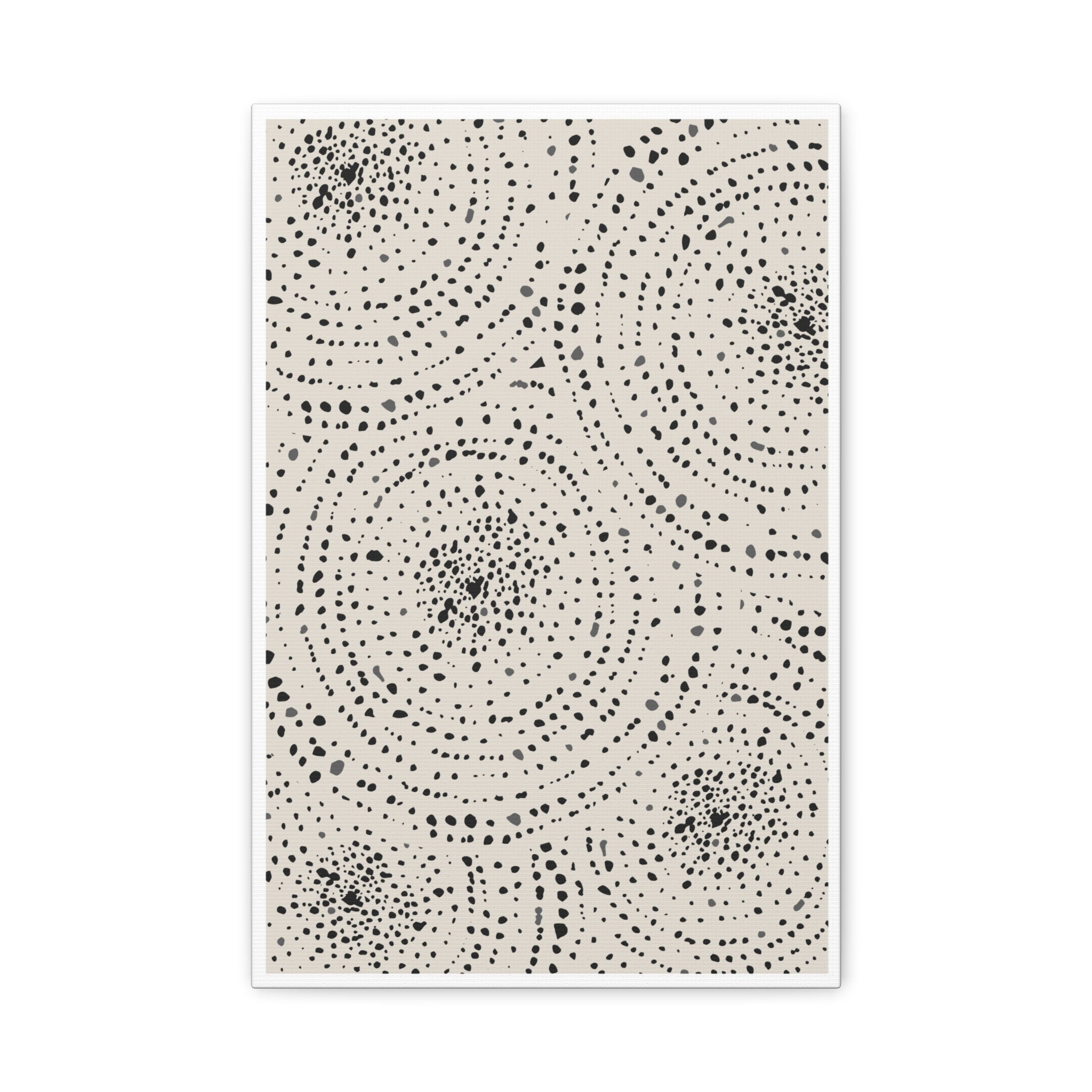 Celestial Pebble Drift Patterns - Canvas
