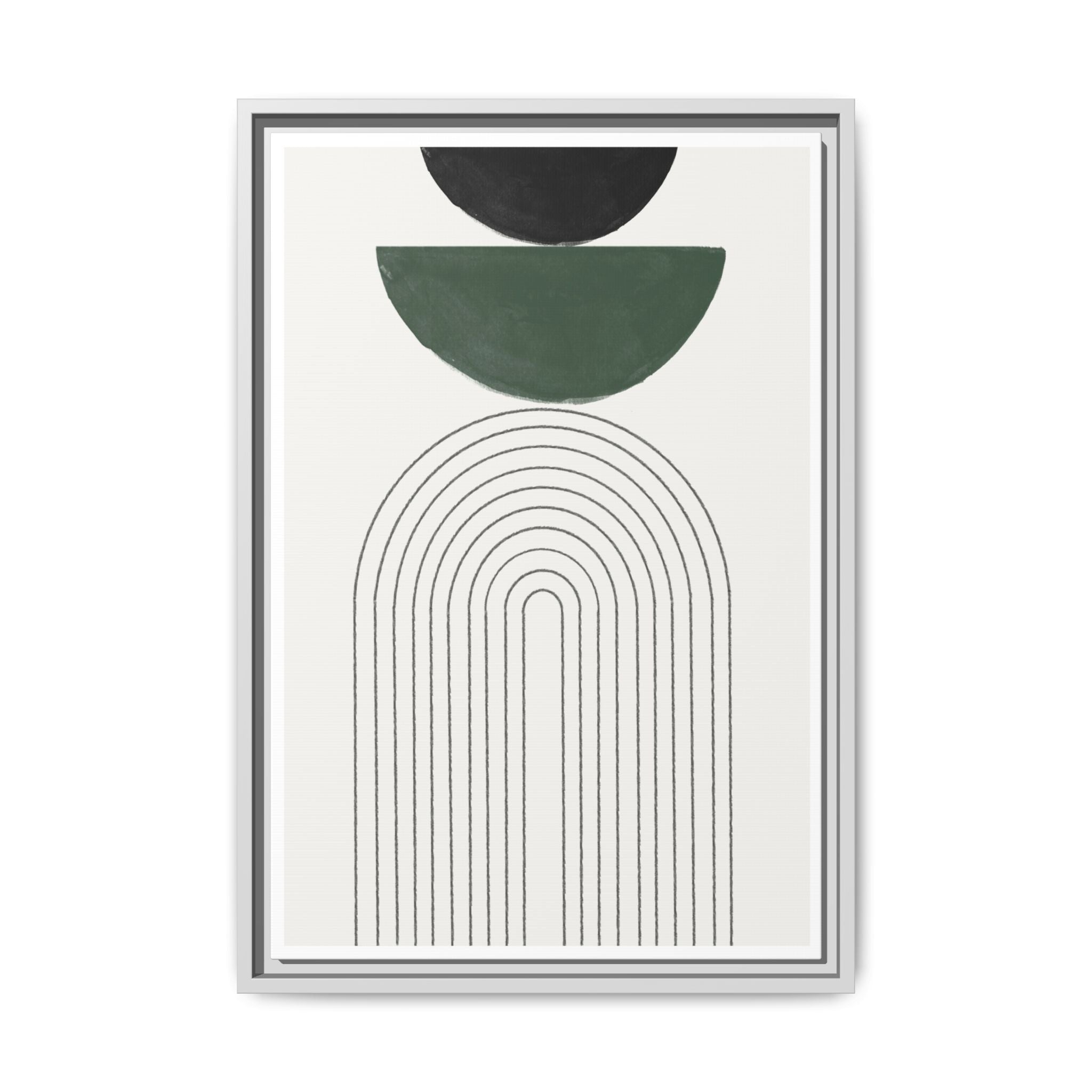 Emerald Arc Horizon - Framed