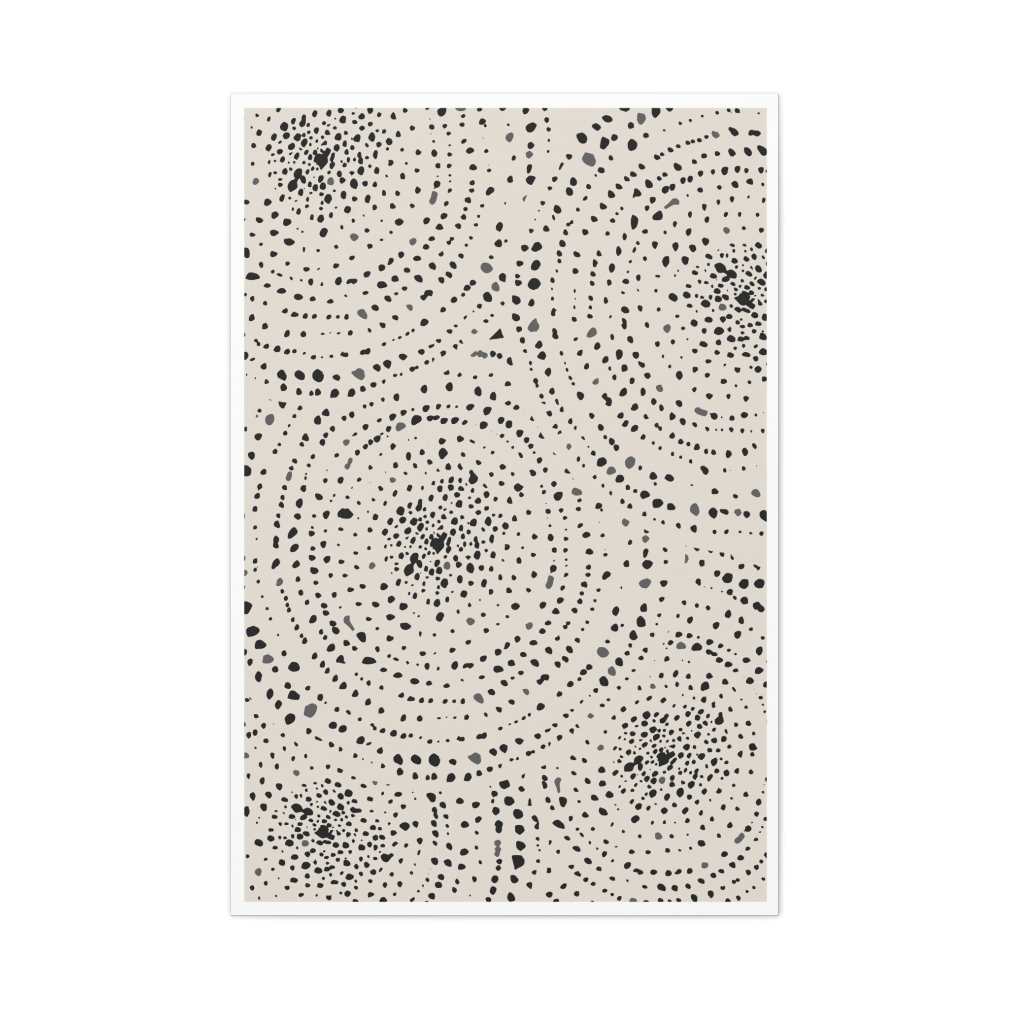 Celestial Pebble Drift Patterns - Canvas
