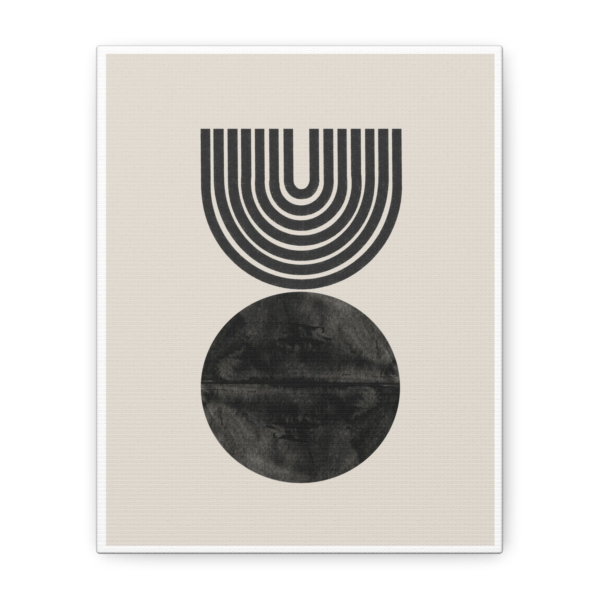 Obsidian Echo Arches - Canvas