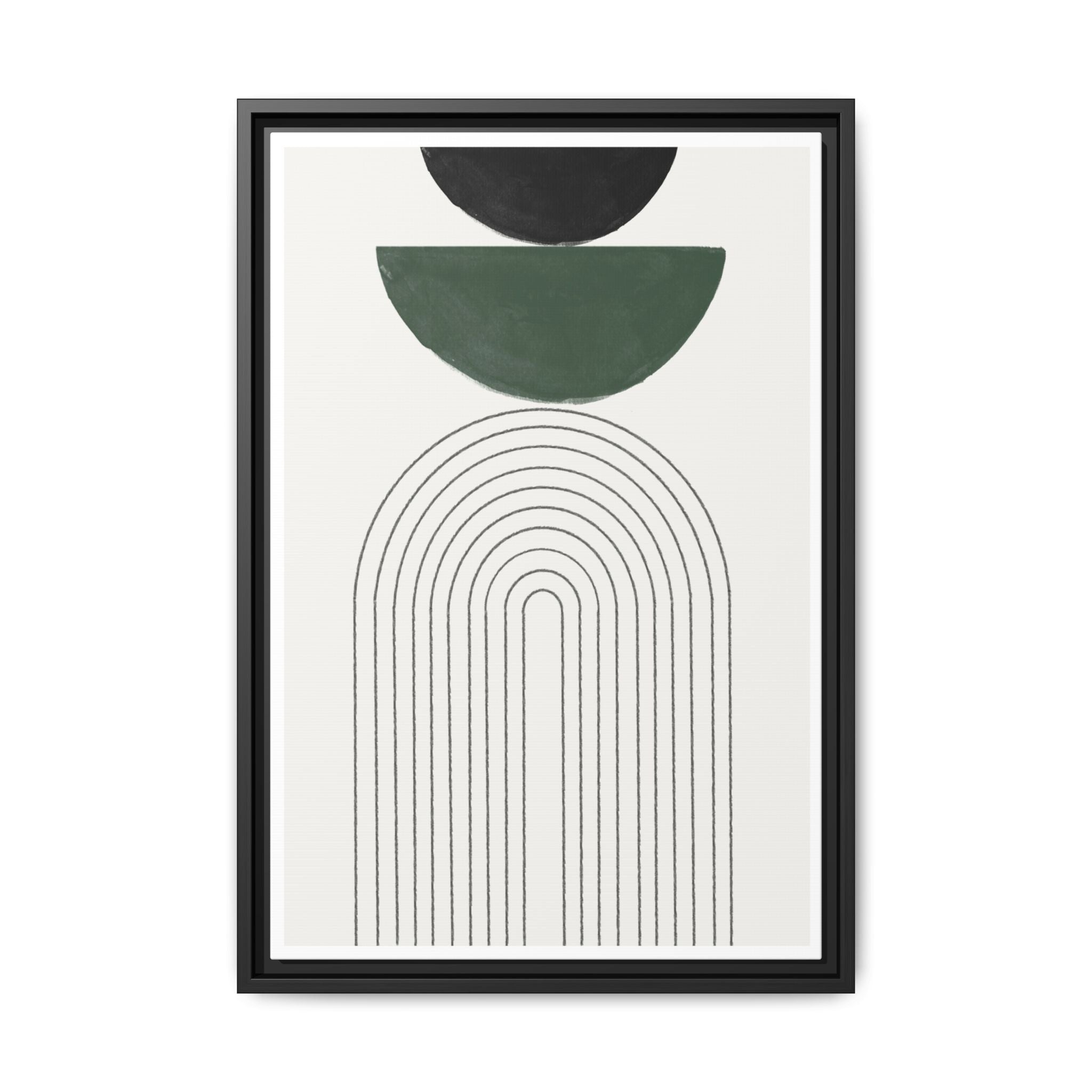 Emerald Arc Horizon - Framed