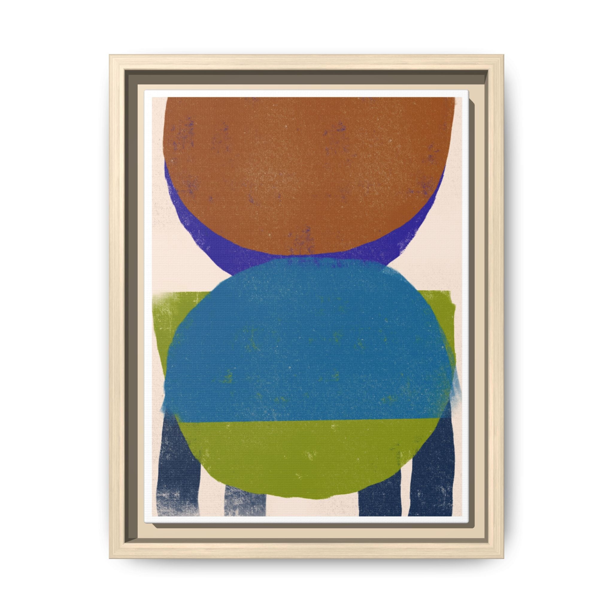 Azure Meadow Eclipse - Framed