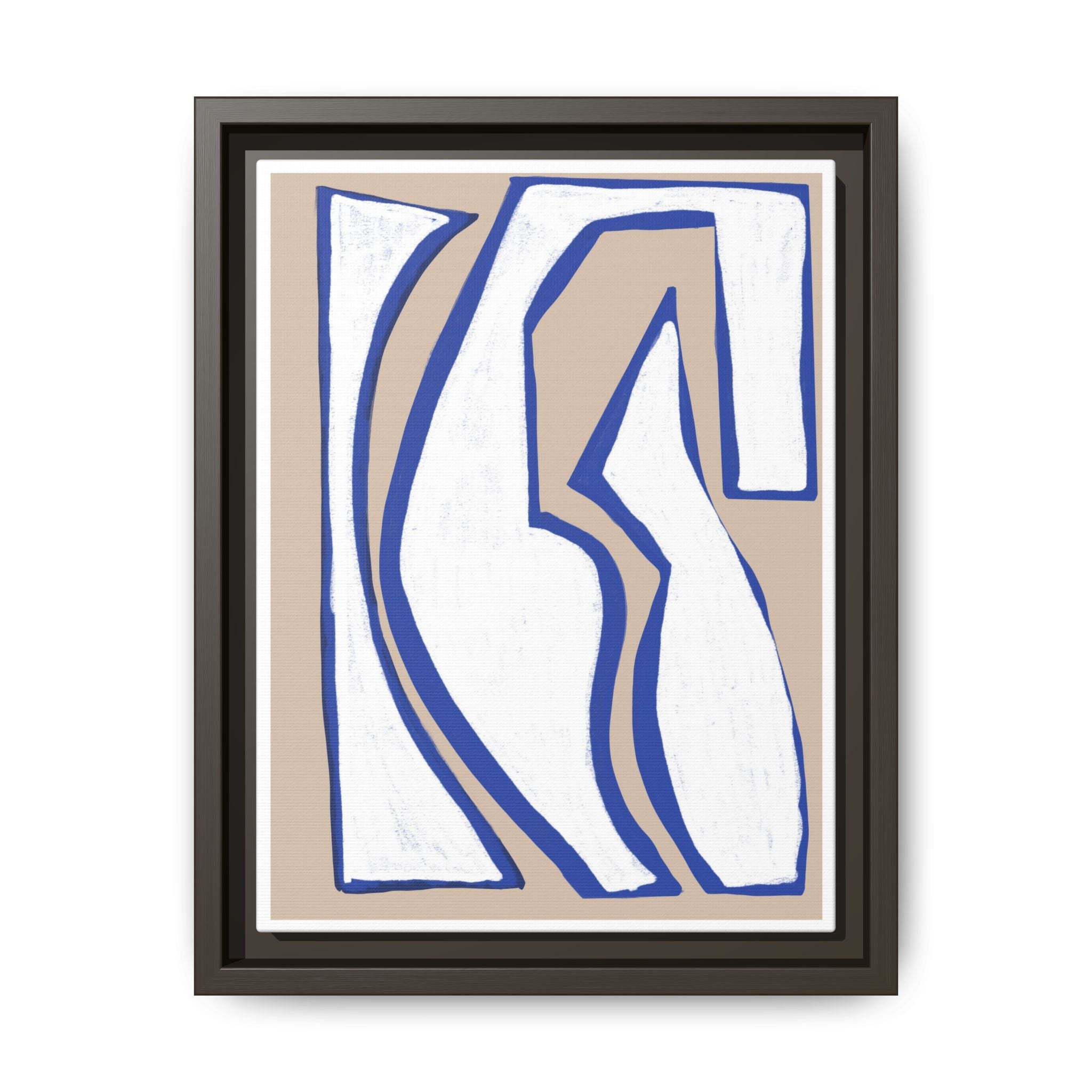 Cobalt Form Continuum - Framed