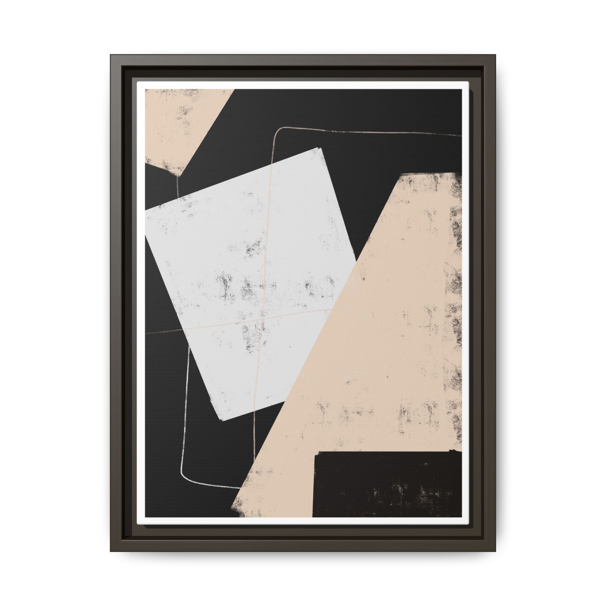 Silent Geometry Passage - Framed