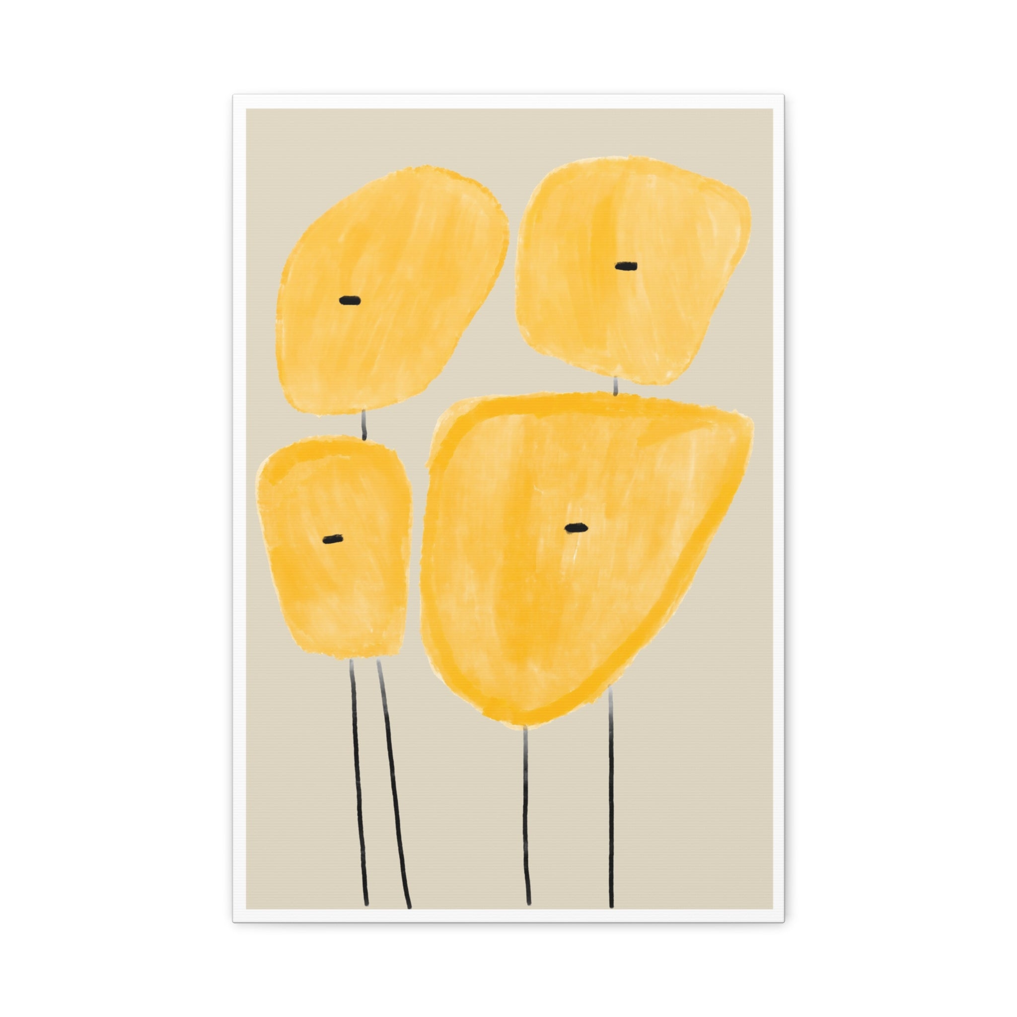 Golden Meadow Figures - Canvas