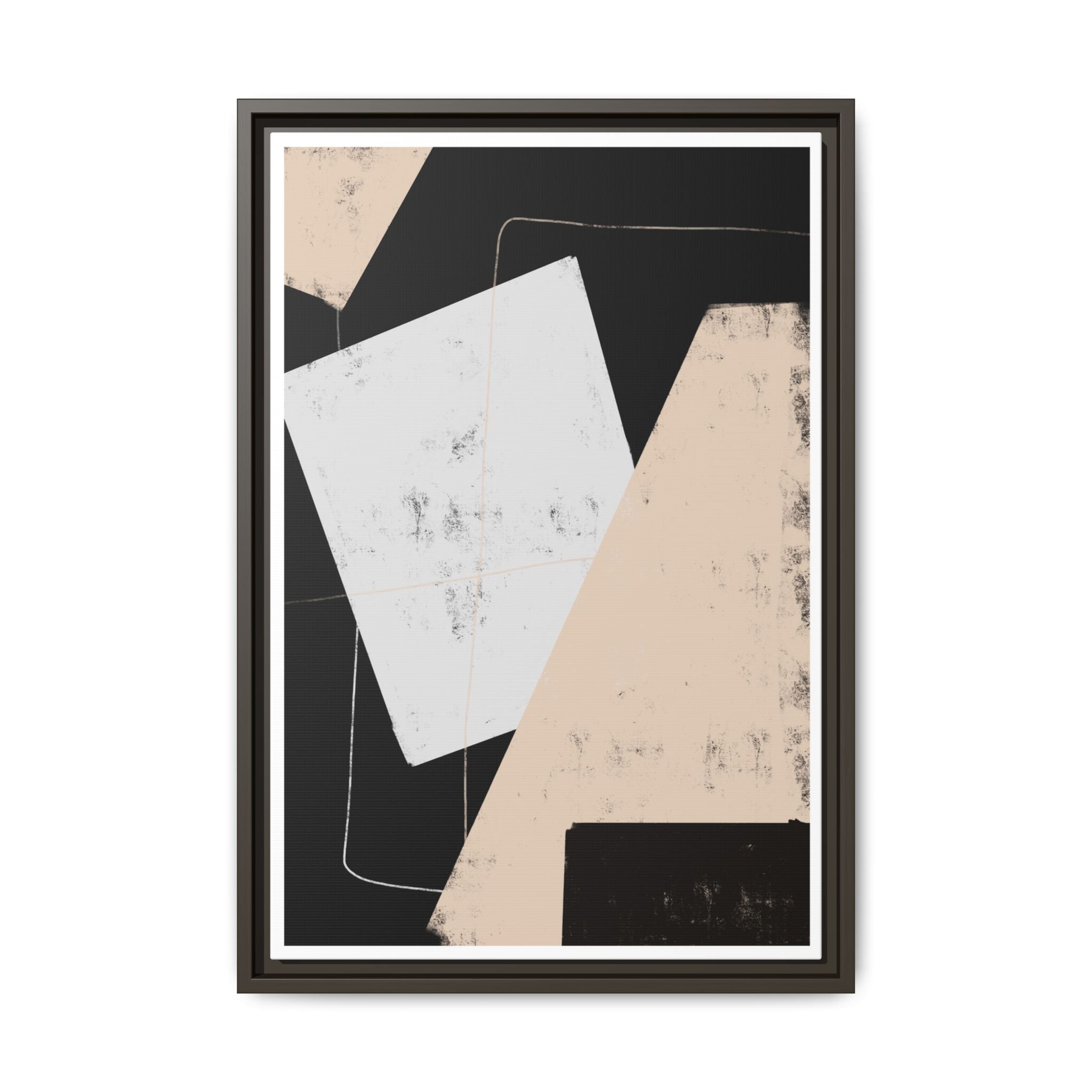 Silent Geometry Passage - Framed