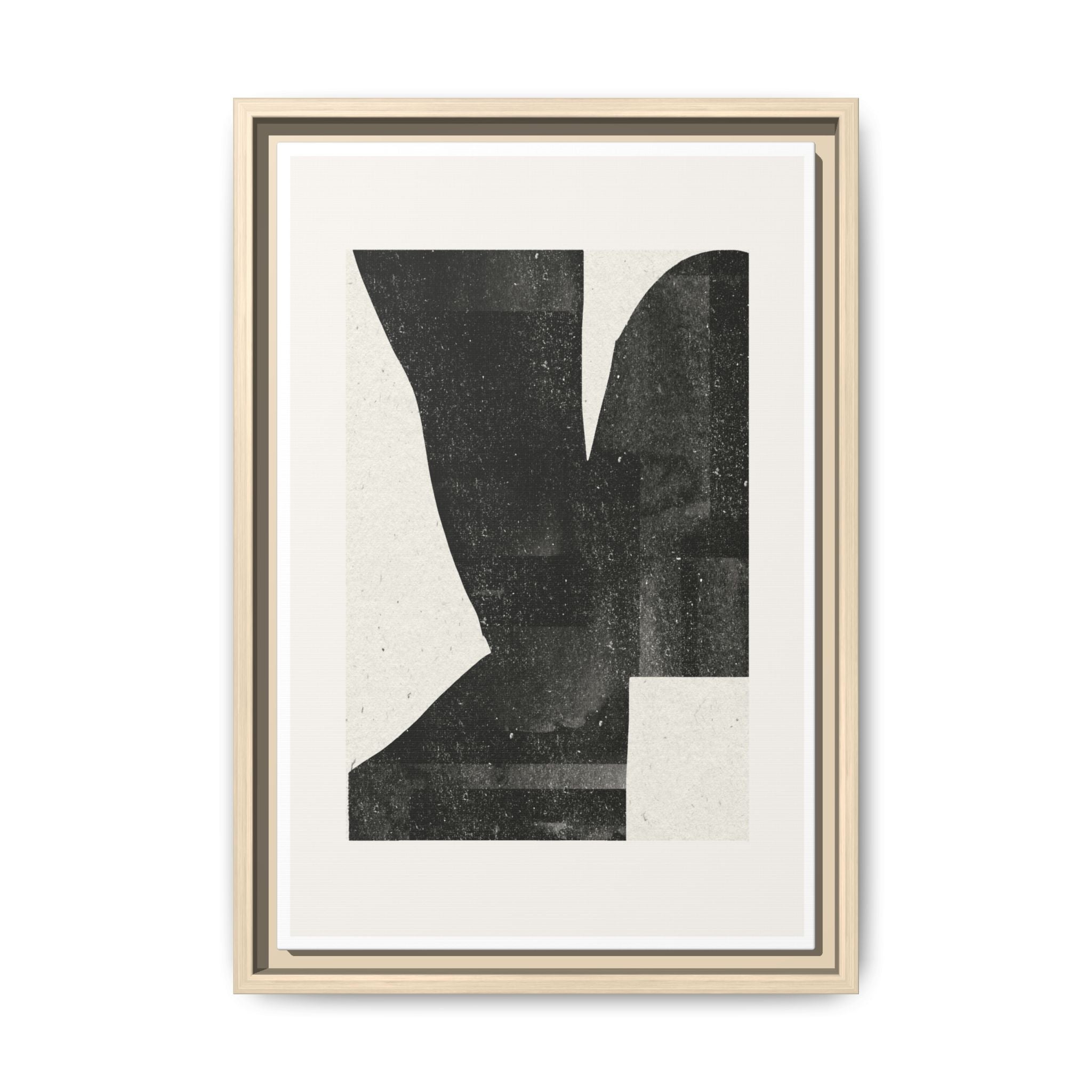 Noir Balance Echoes - Framed