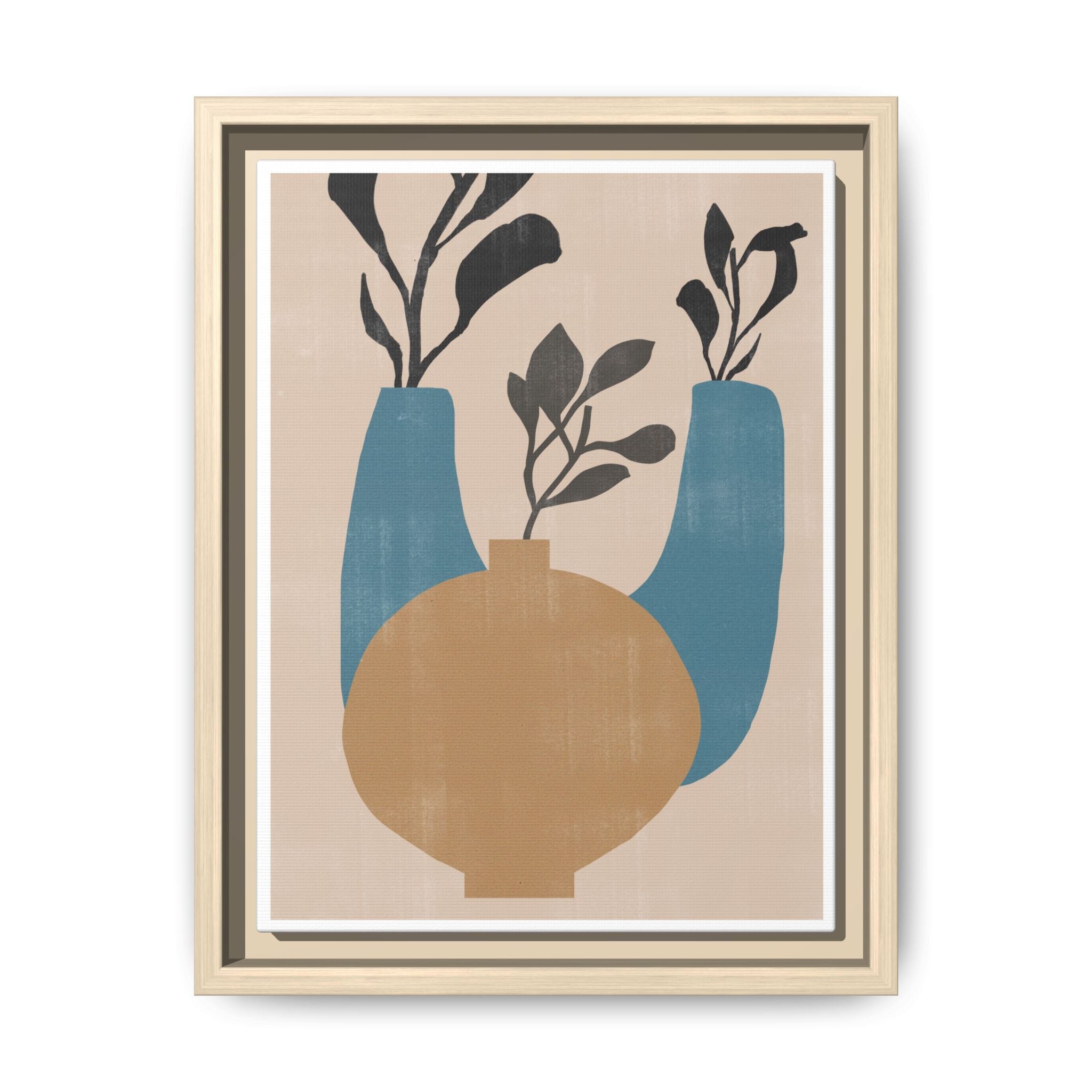 Azure Vessel Harmony - Framed