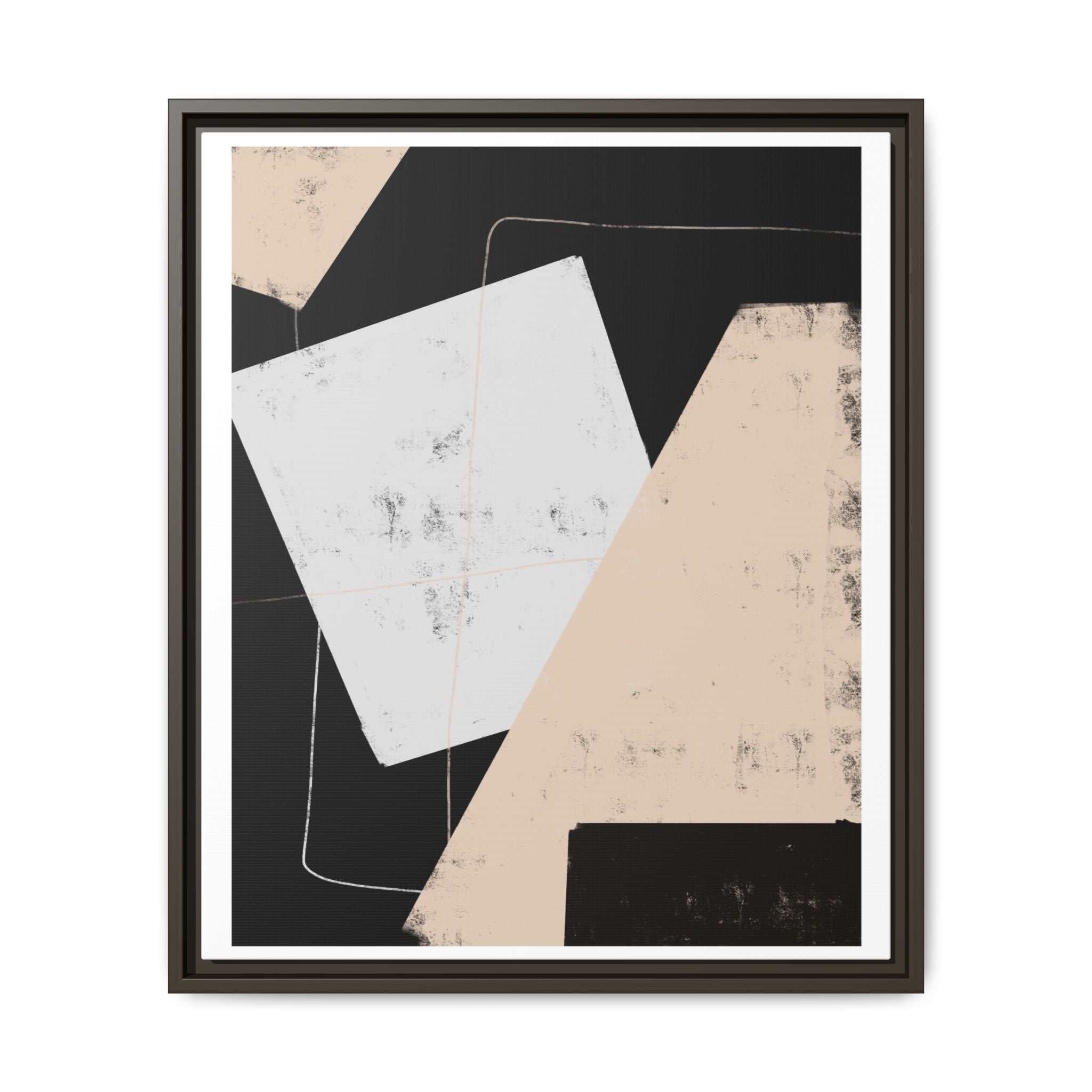 Silent Geometry Passage - Framed