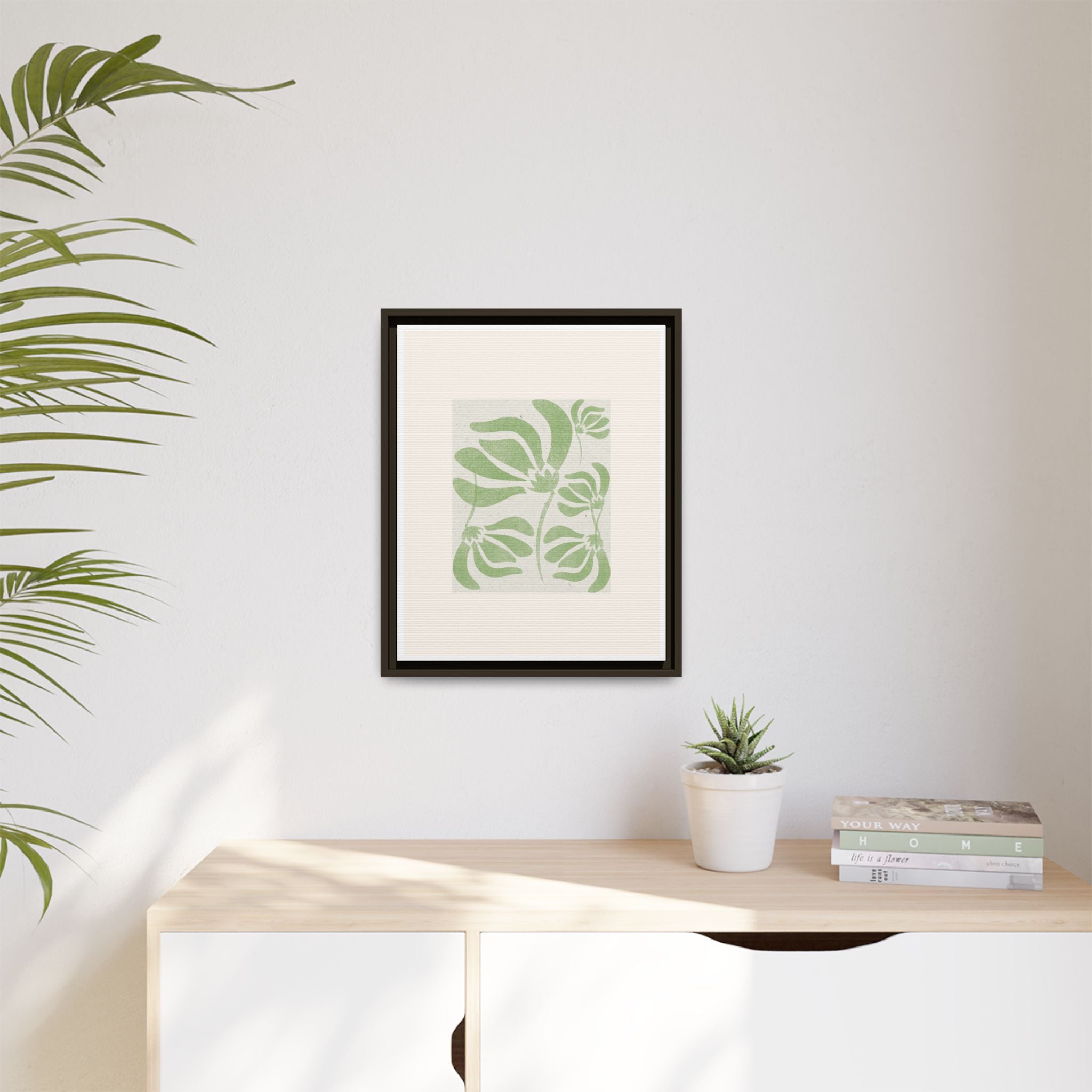 Verdant Bloom Harmony - Framed
