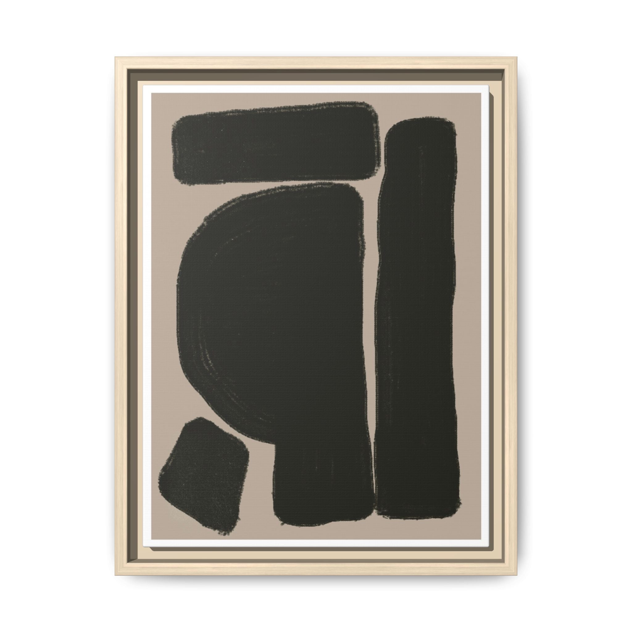 Velvet Obsidian Forms - Framed
