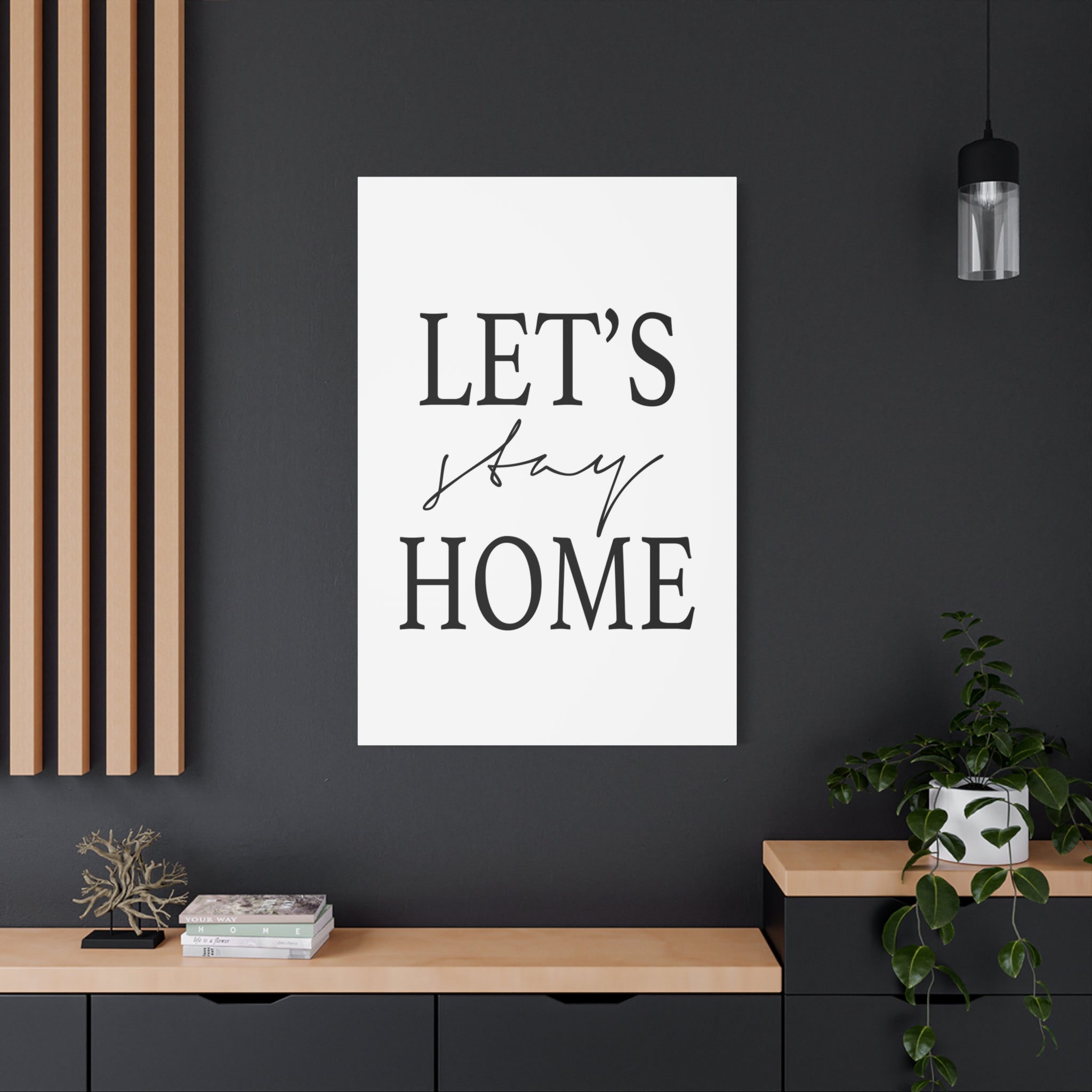 Gentle Haven Typography Glow - Canvas
