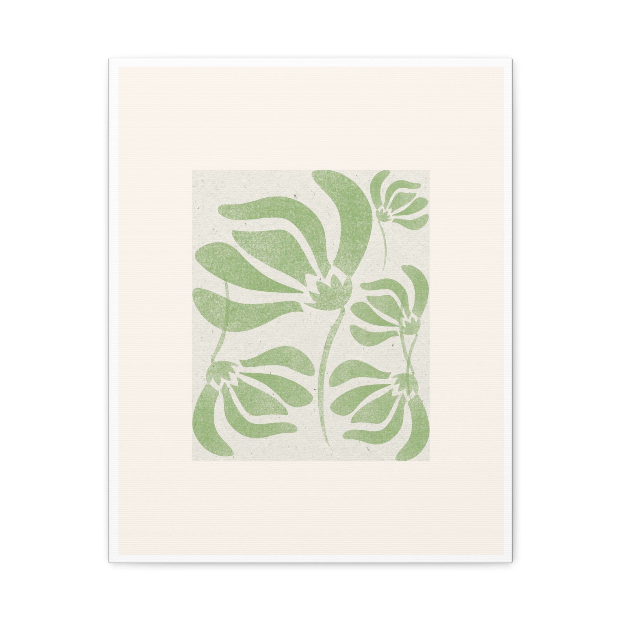 Verdant Bloom Harmony - Canvas