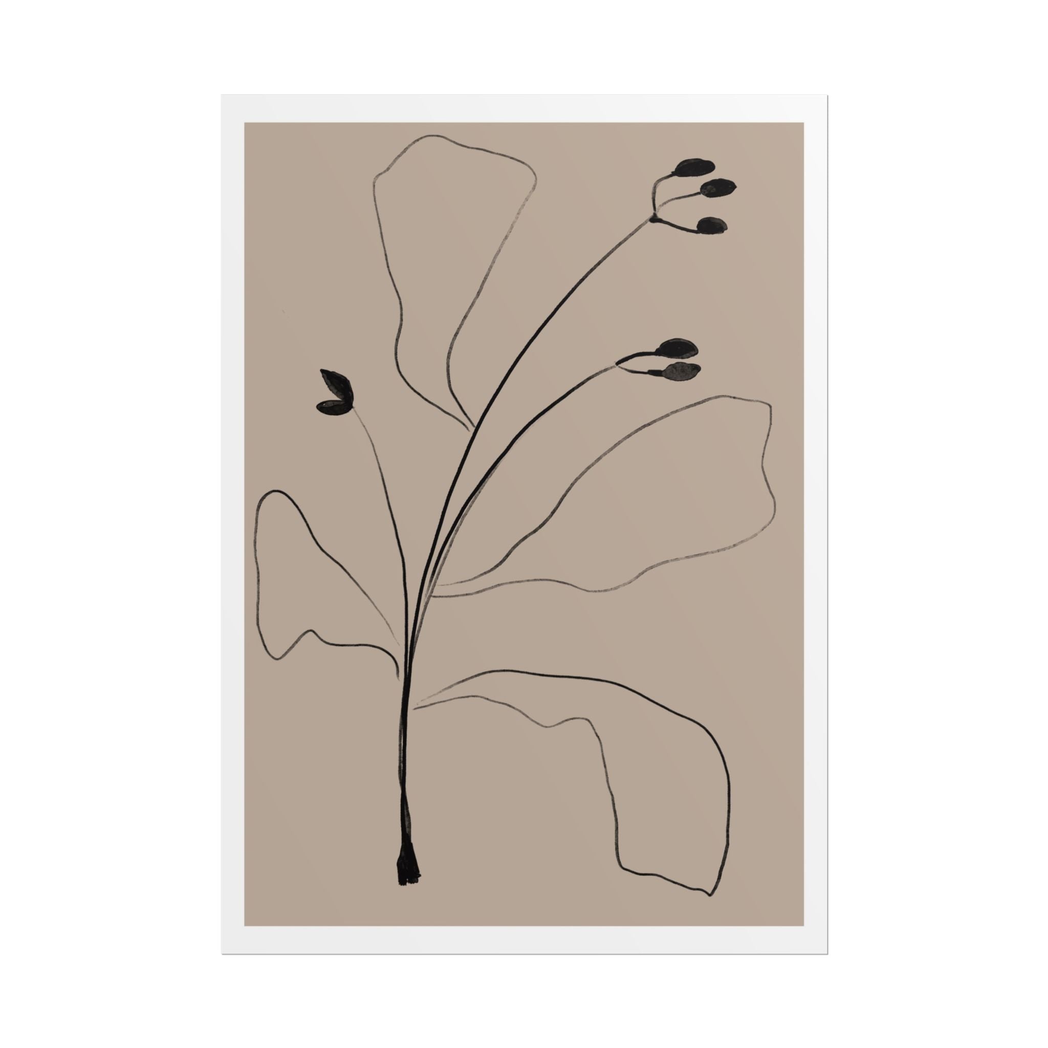 Quiet Botanical Gesture - Poster