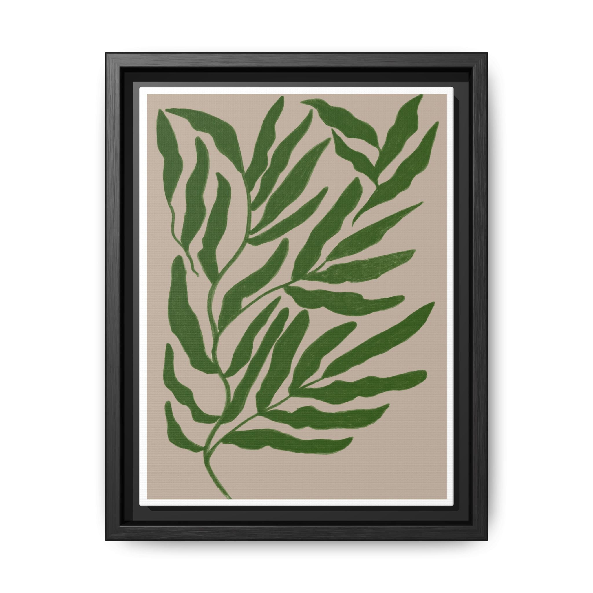 Emerald Canopy Drift - Framed