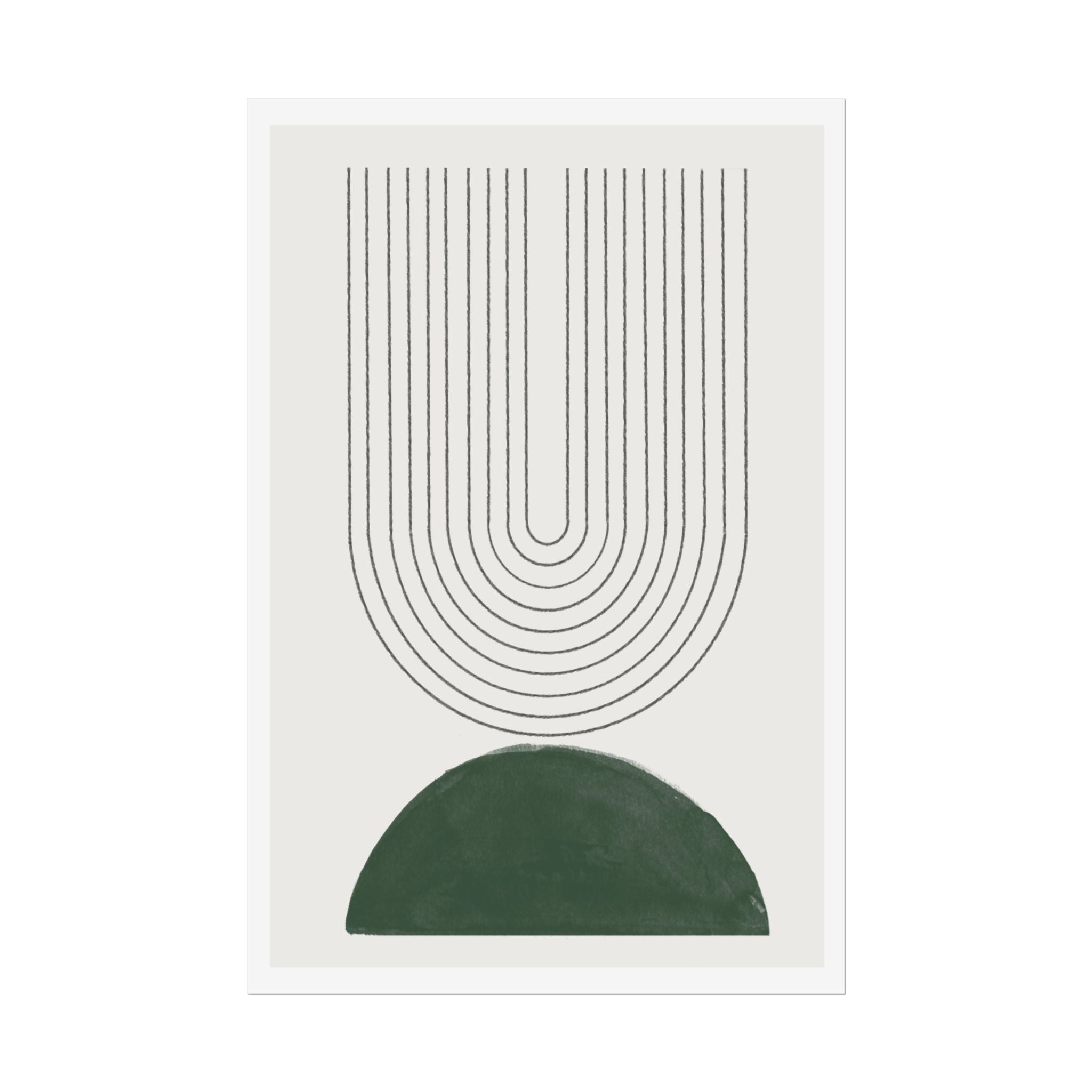 Emerald Echo Pathways - Poster