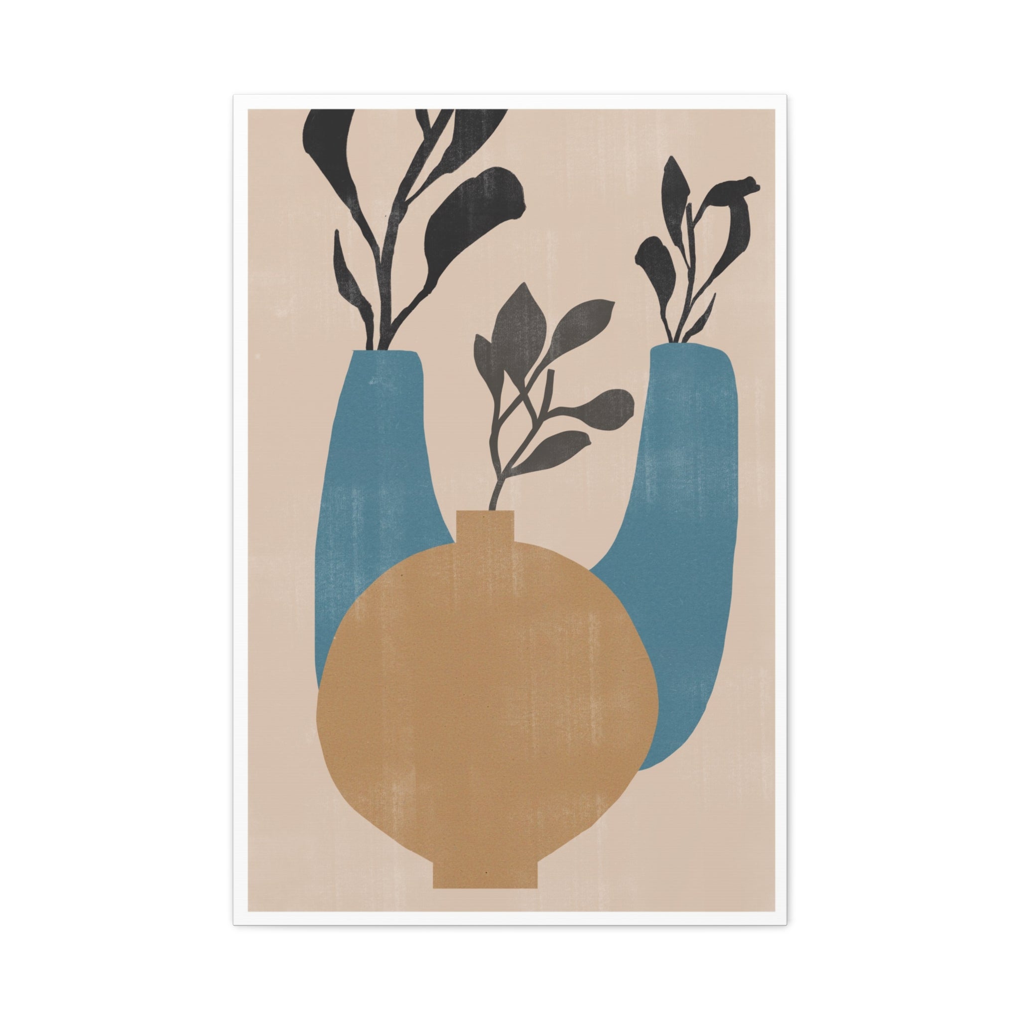 Azure Vessel Harmony - Canvas