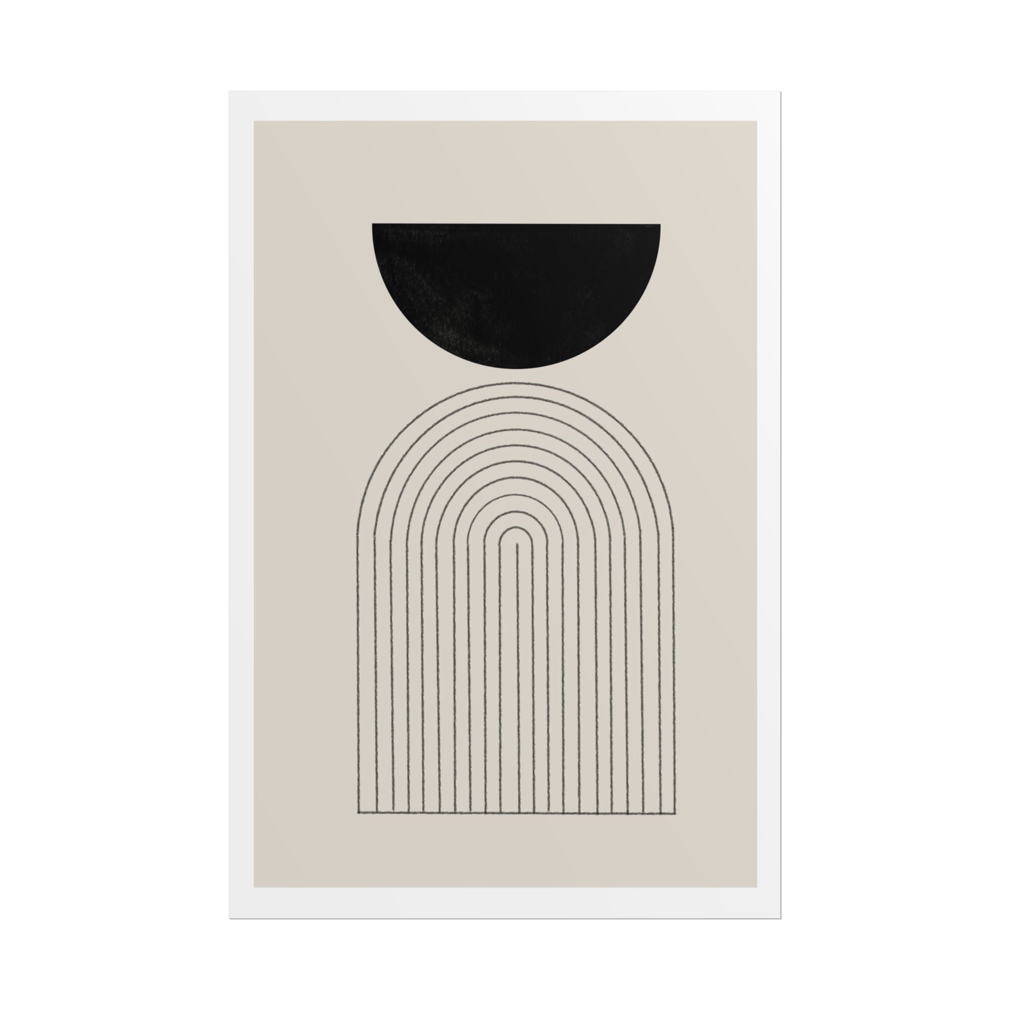 Midnight Portal Lines - Poster